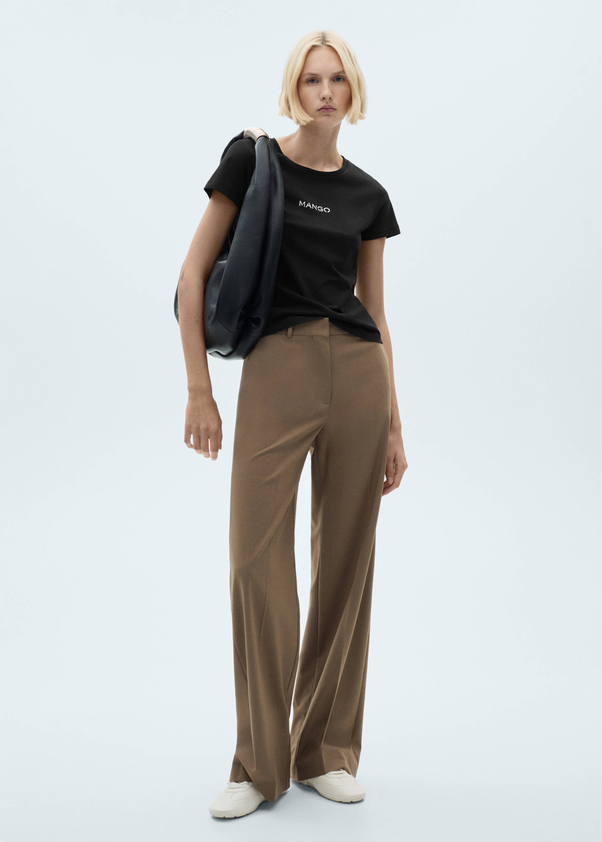 T-shirt logo en coton - Plan général