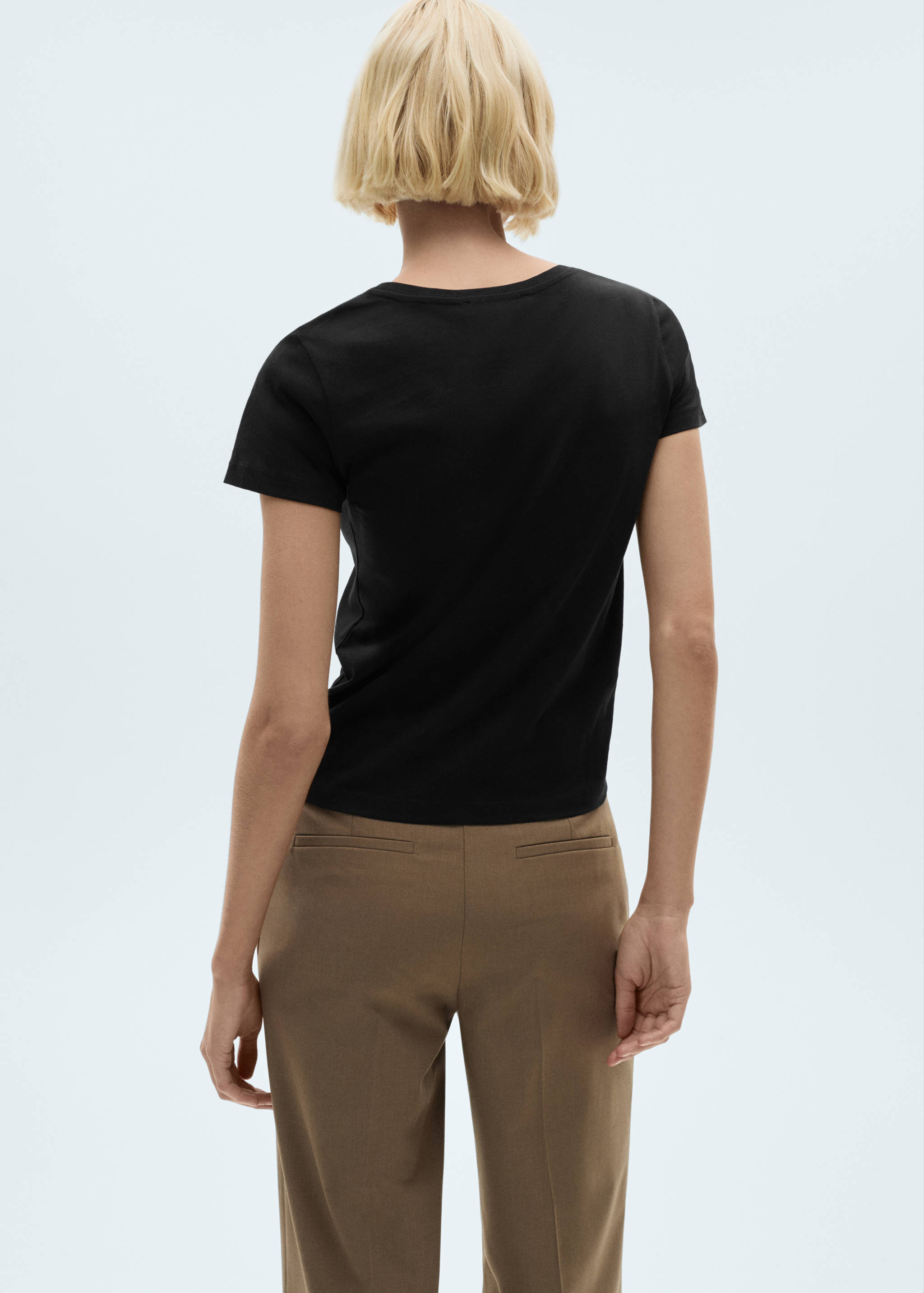 T-shirt logo en coton - Verso de l’article