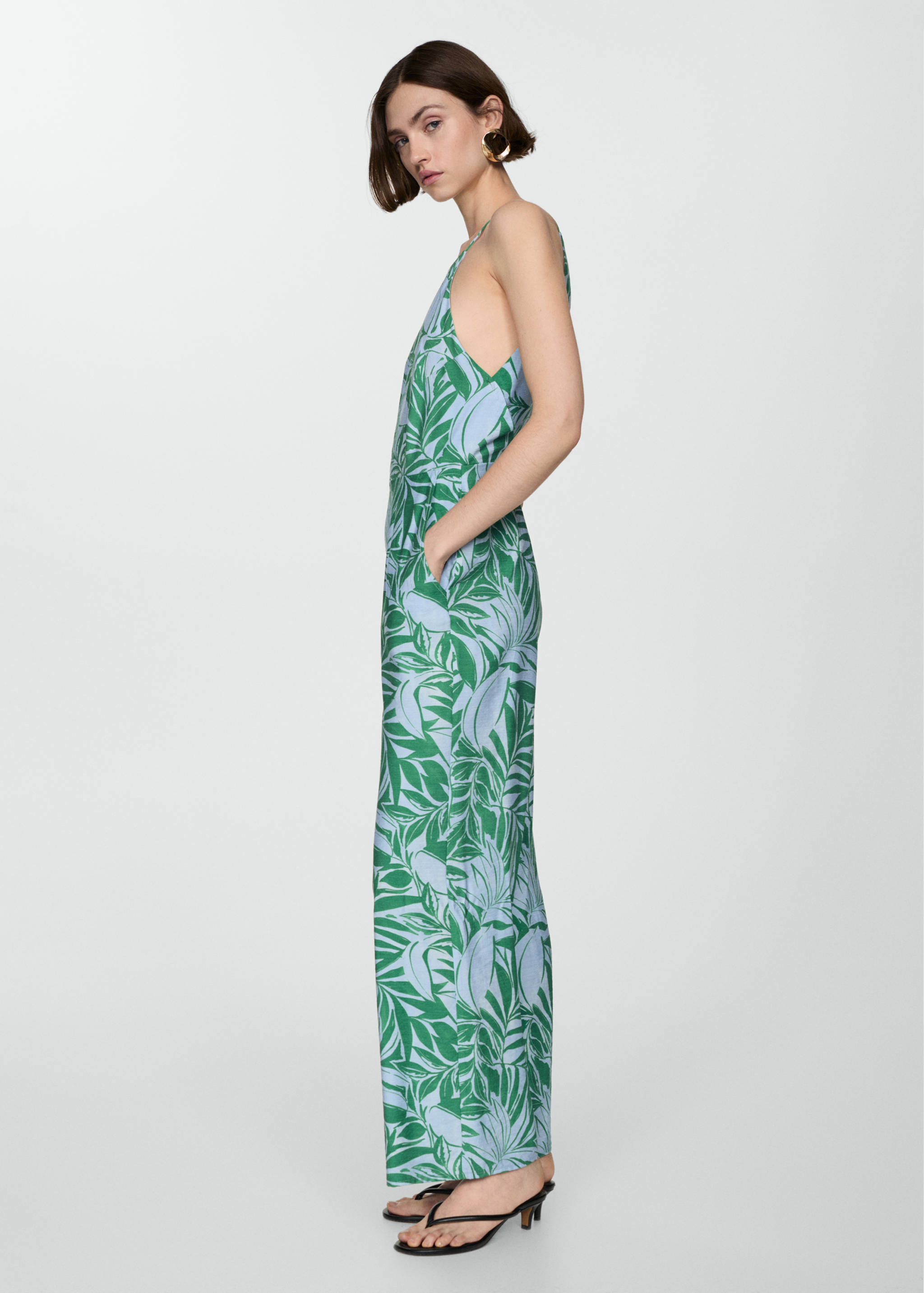 Floral print jumpsuit - Medium plane