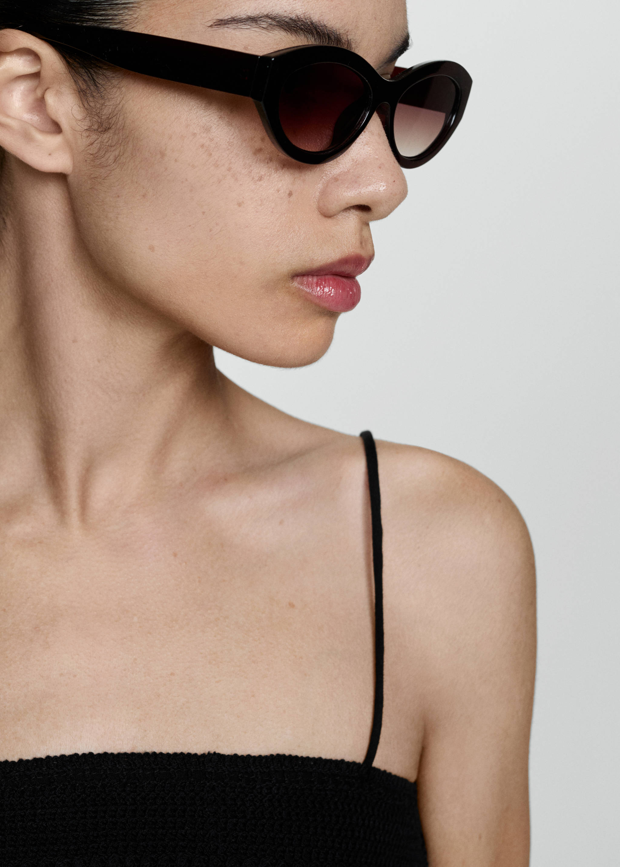 Textured crop top - Details of the article 1