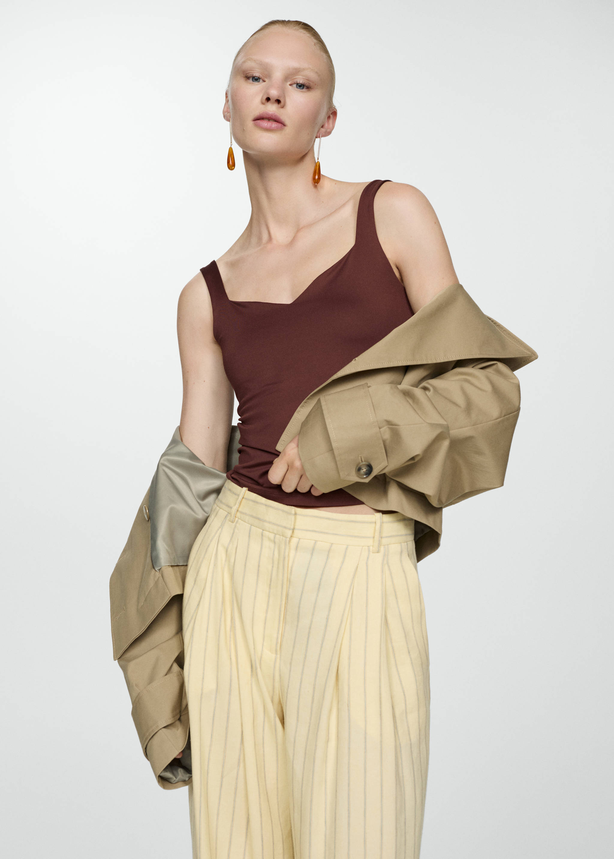 Top punto tirantes - Plano medio