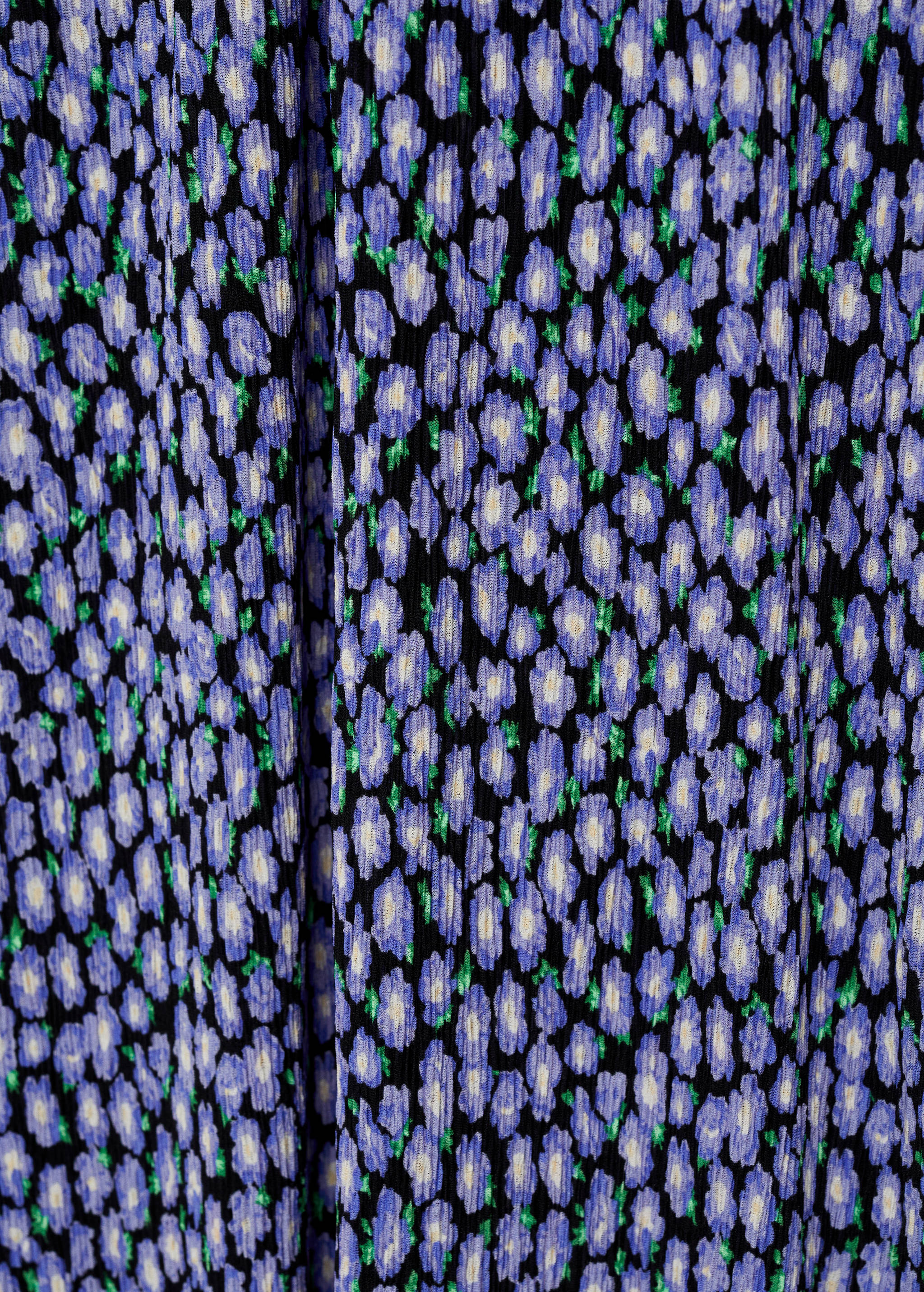 Long printed dress - Details of the article 0