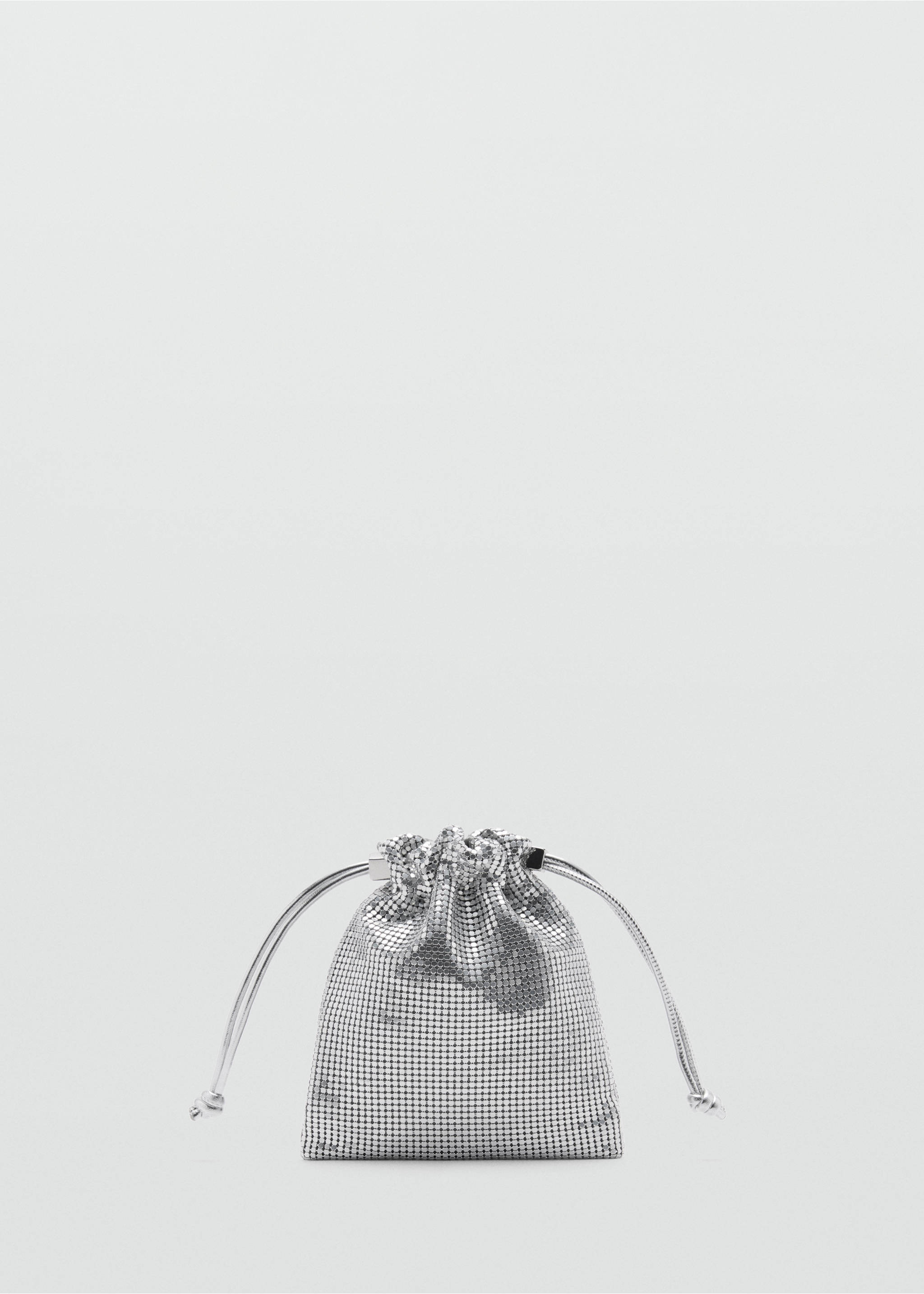 Sac porté main paillettes - Article sans modèle, Argent. Ref: 77020366-00.