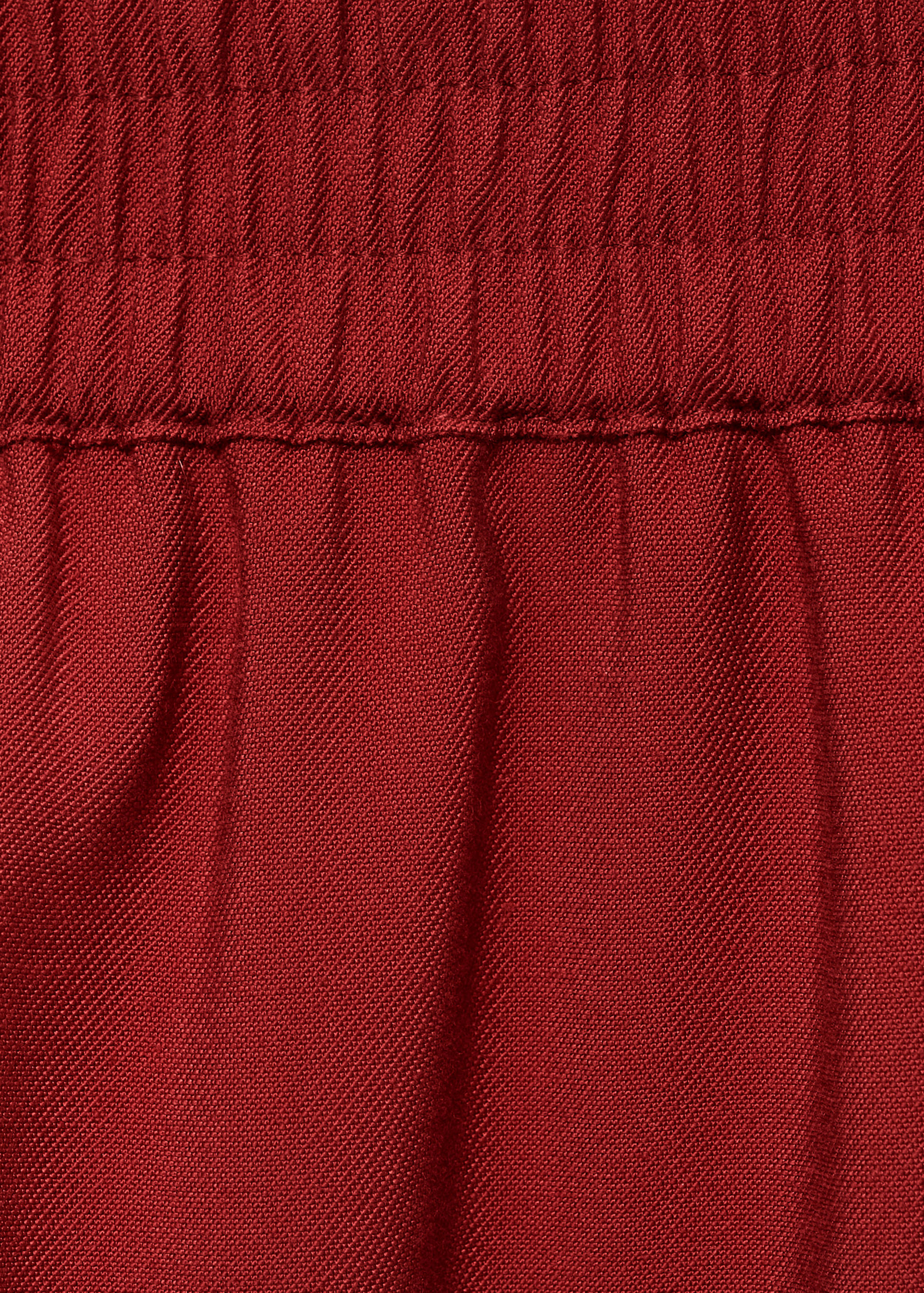 Flowy cropped trousers - Details of the article 0