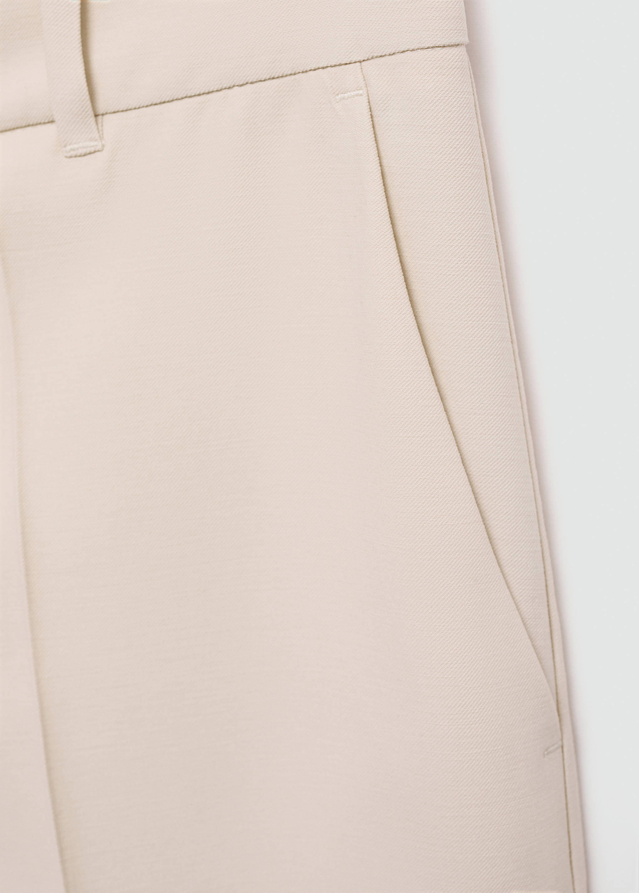 Wide leg pleated trousers - Details of the article 0