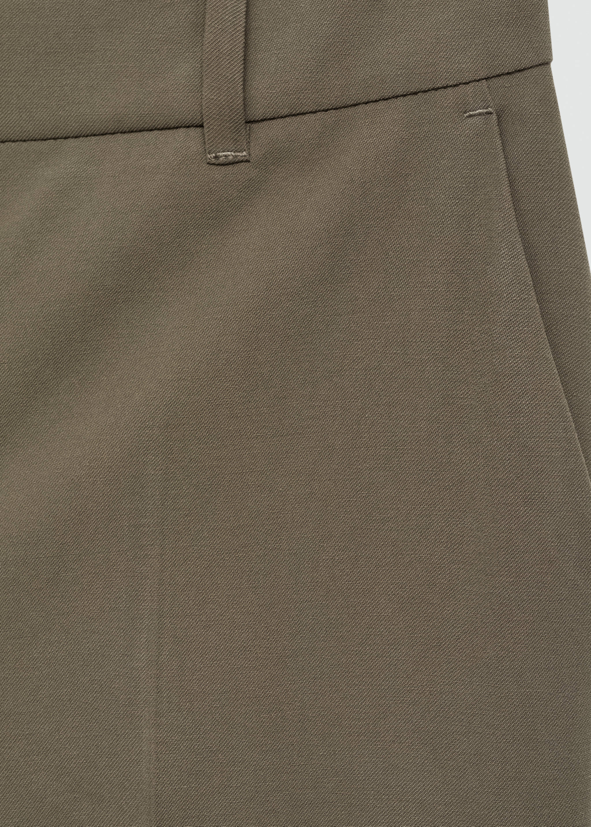 Wide leg pleated trousers - Details of the article 8