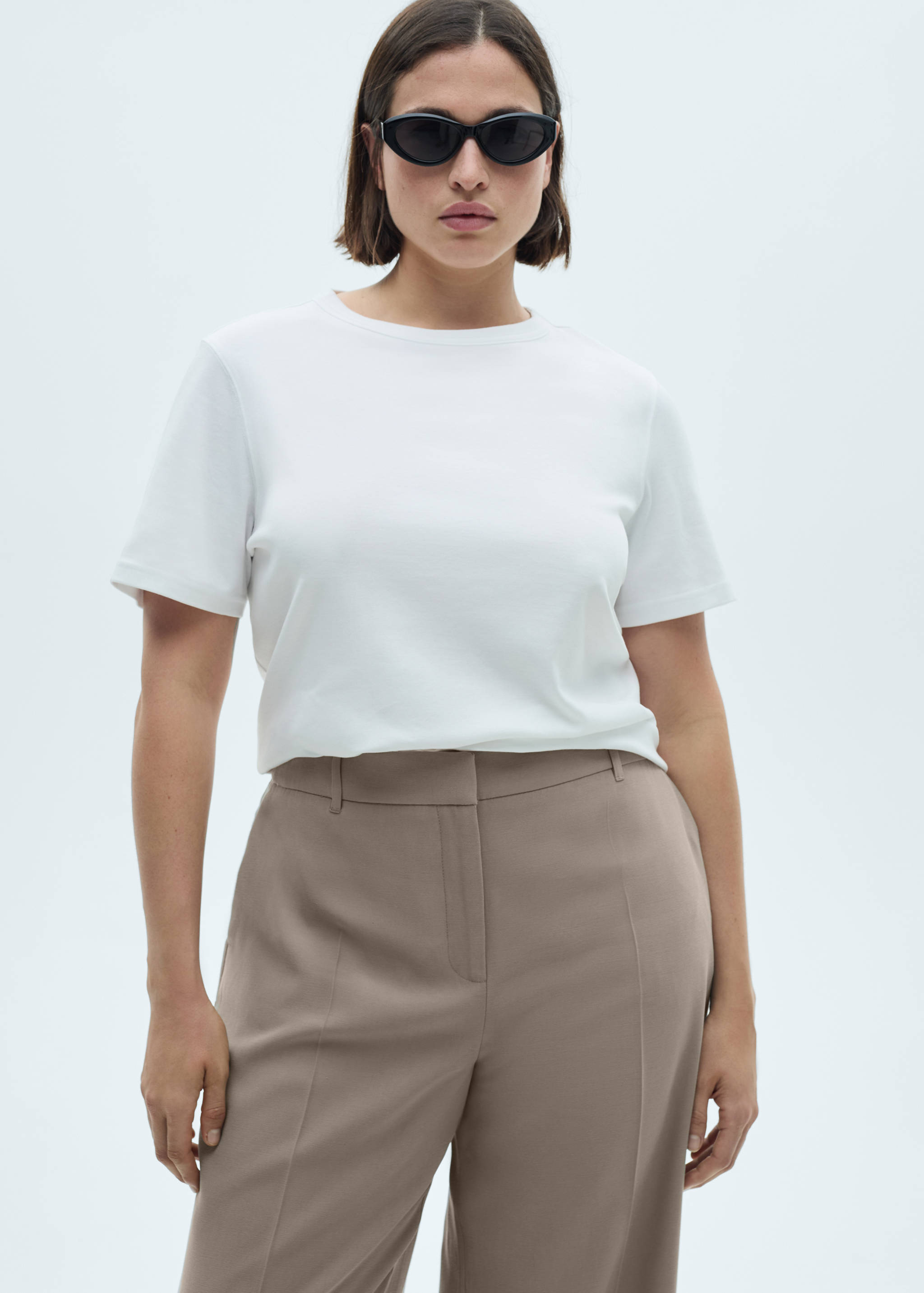 Wide leg pleated trousers - Details of the article 5