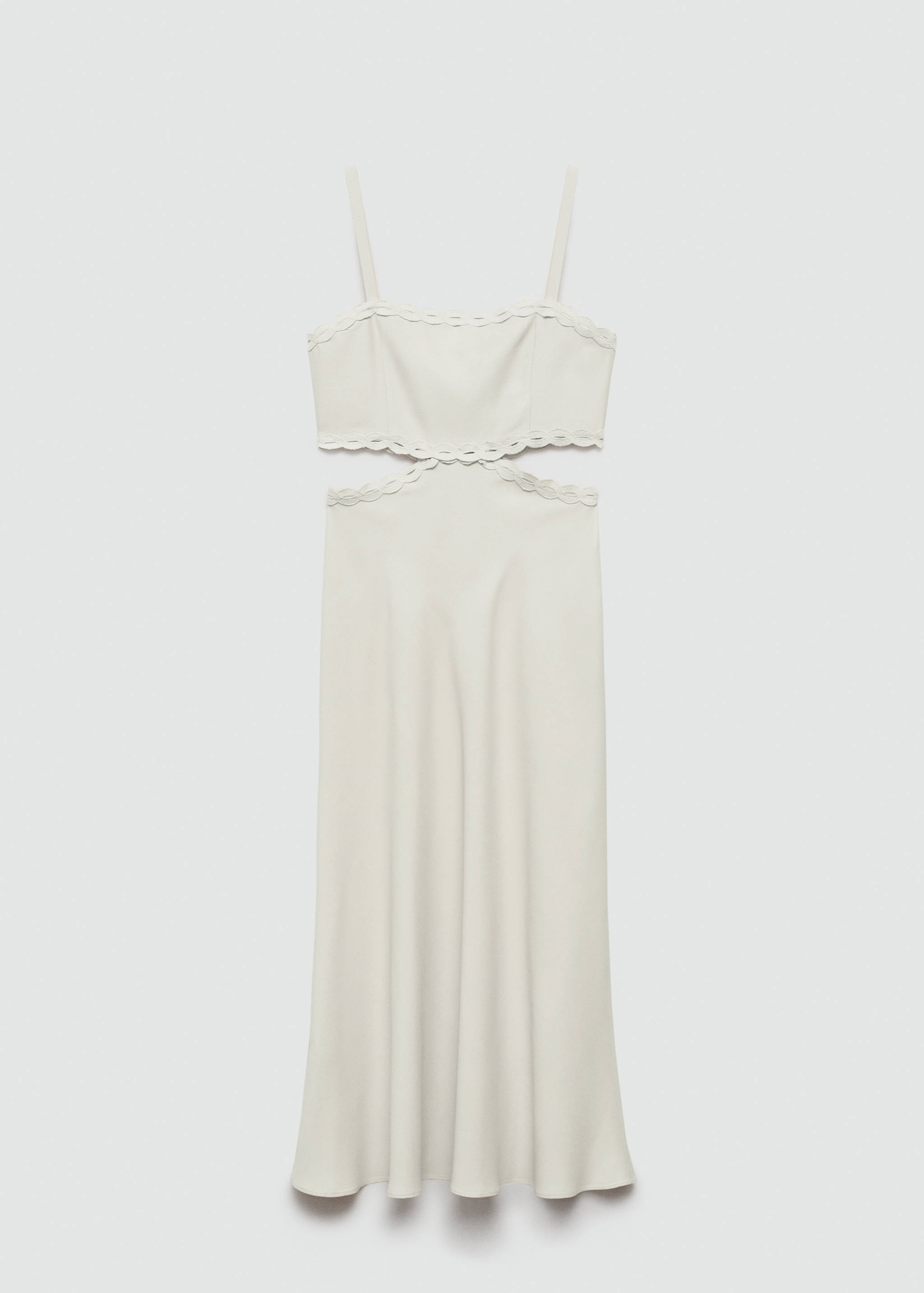 Vestido aberturas detalle puntillas - Artículo sin modelo