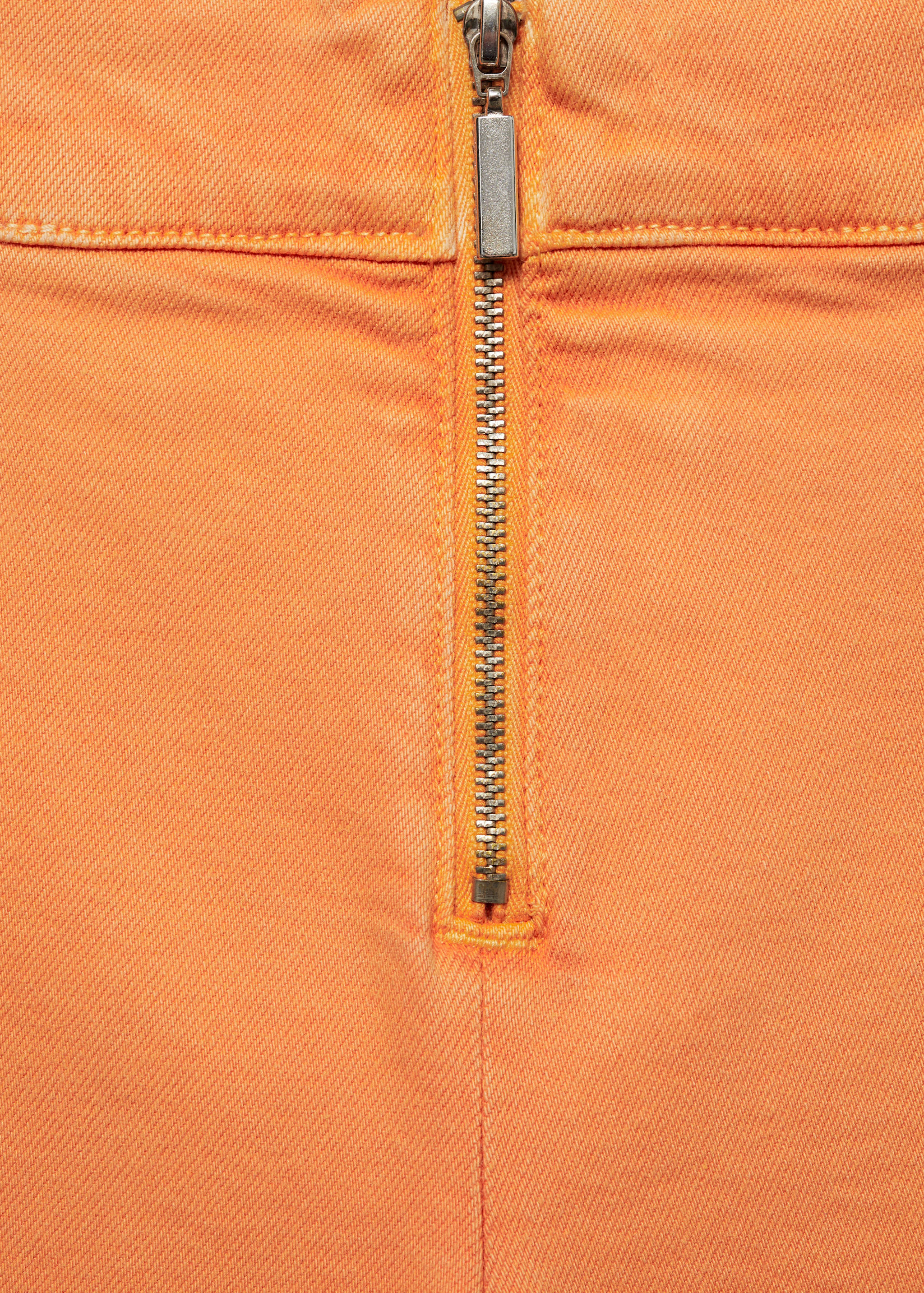 Slim-fit capri jeans with zip - Details of the article 8