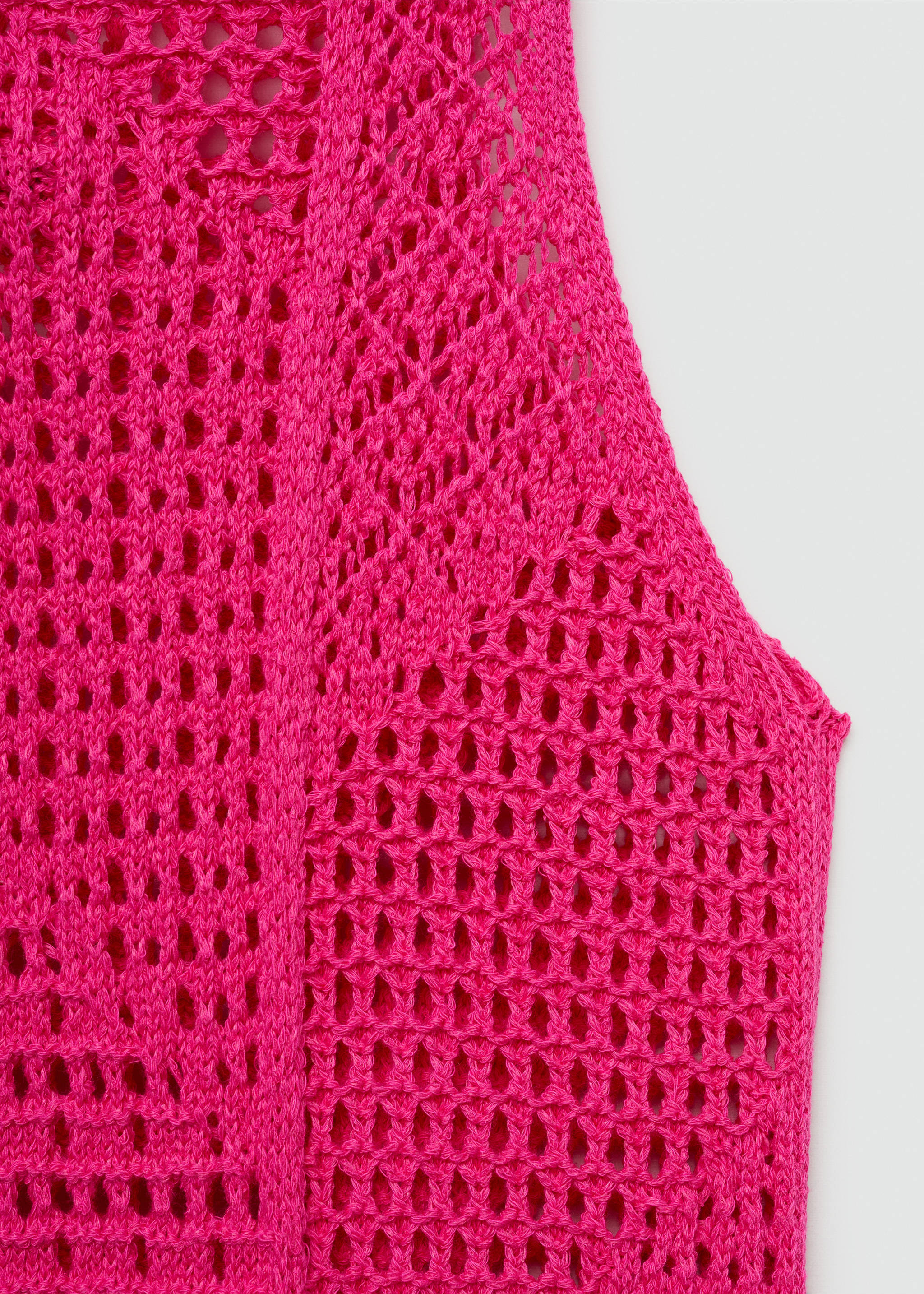 Heklet kjole - Artikkeldetalj 8, Fuchsia. Ref: 77020380-00.