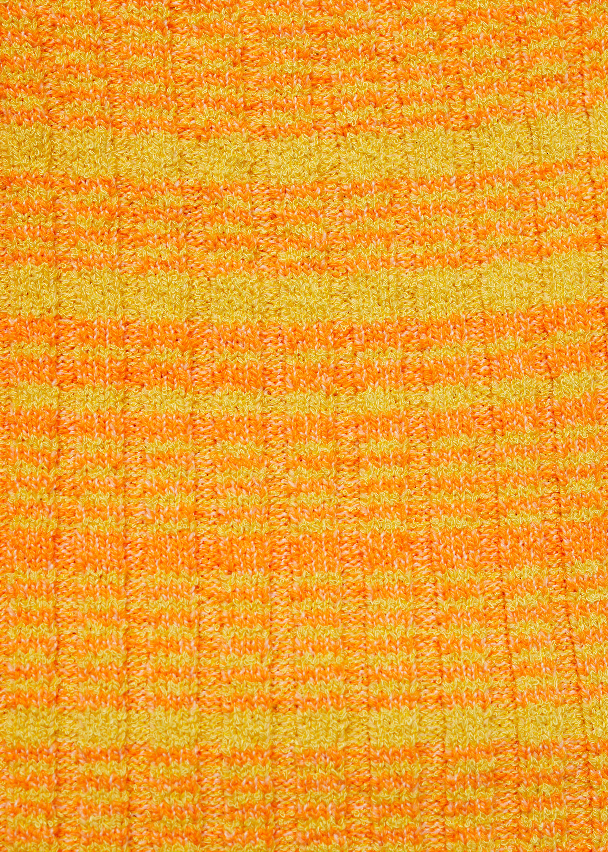 Knit asymmetric top - Details of the article 0, Yellow. Ref: 77020381-00.