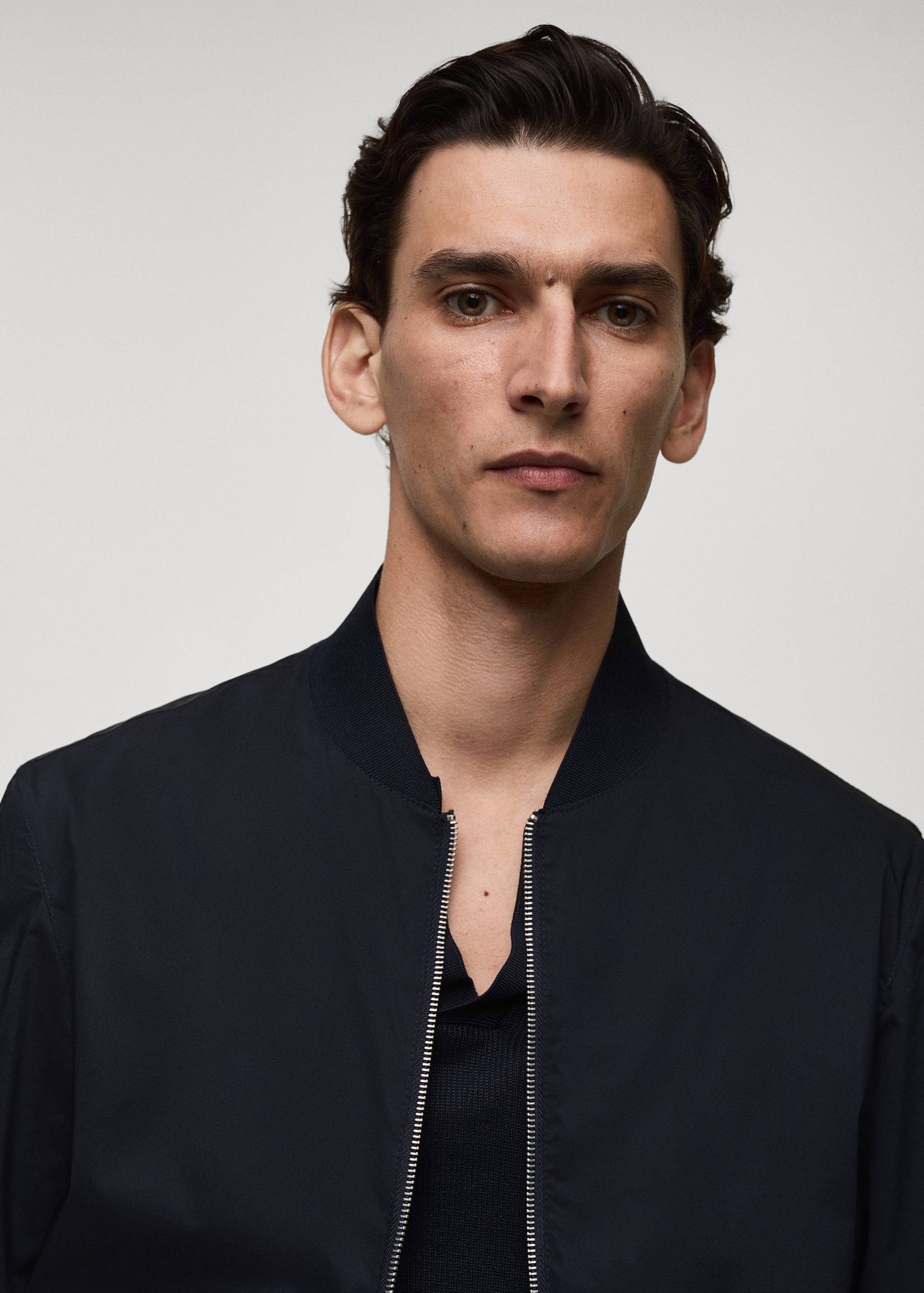 Bomber jacket with zip - Details of the article 1