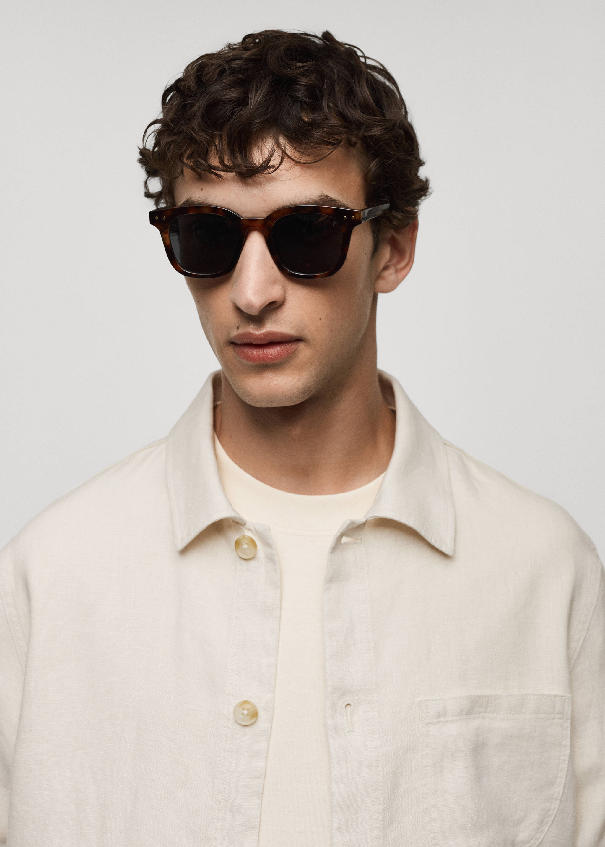 Sobrecamisa 100% lli butxaques - Detall de l'article 1