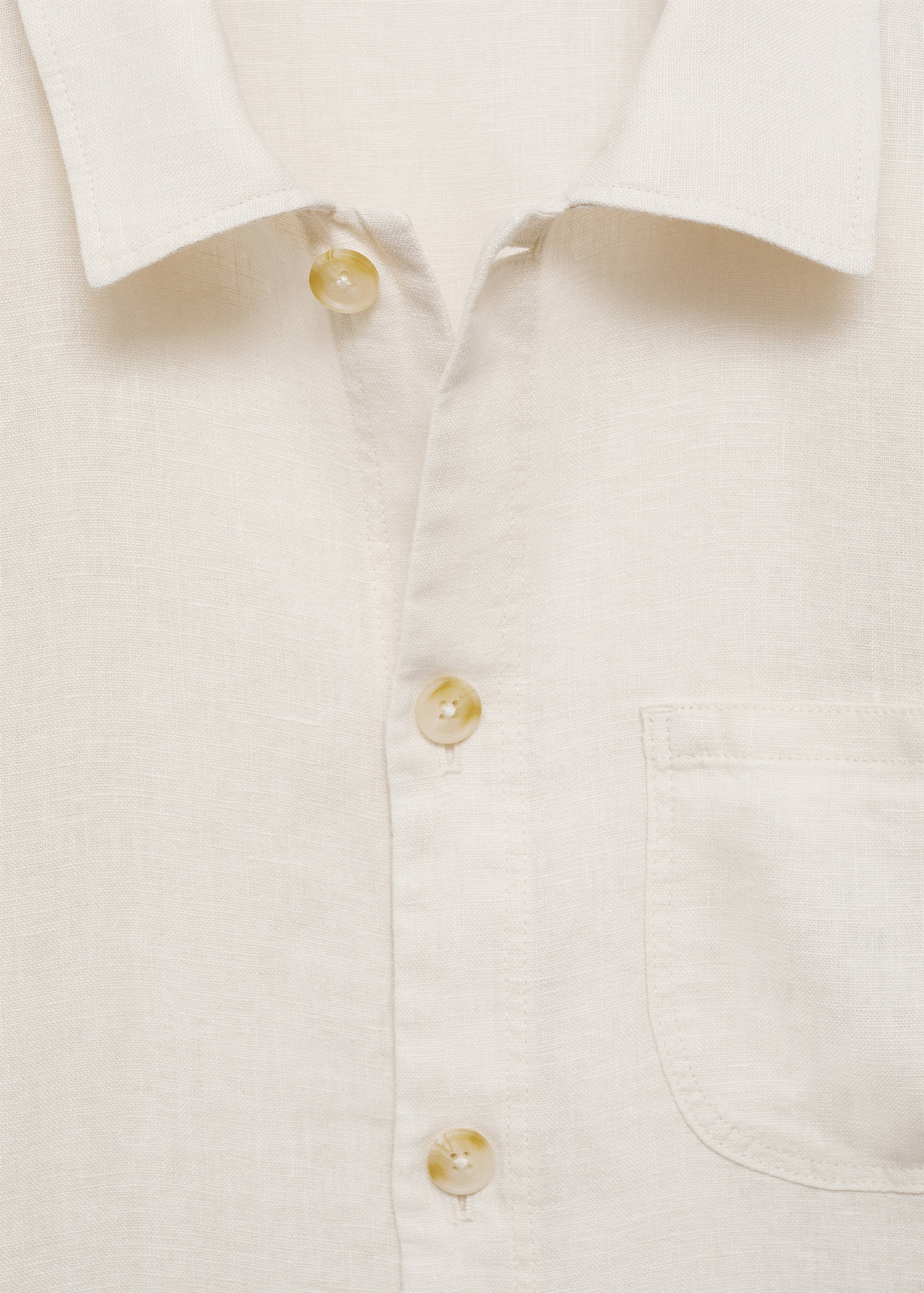 Sobrecamisa 100% lli butxaques - Detall de l'article 8