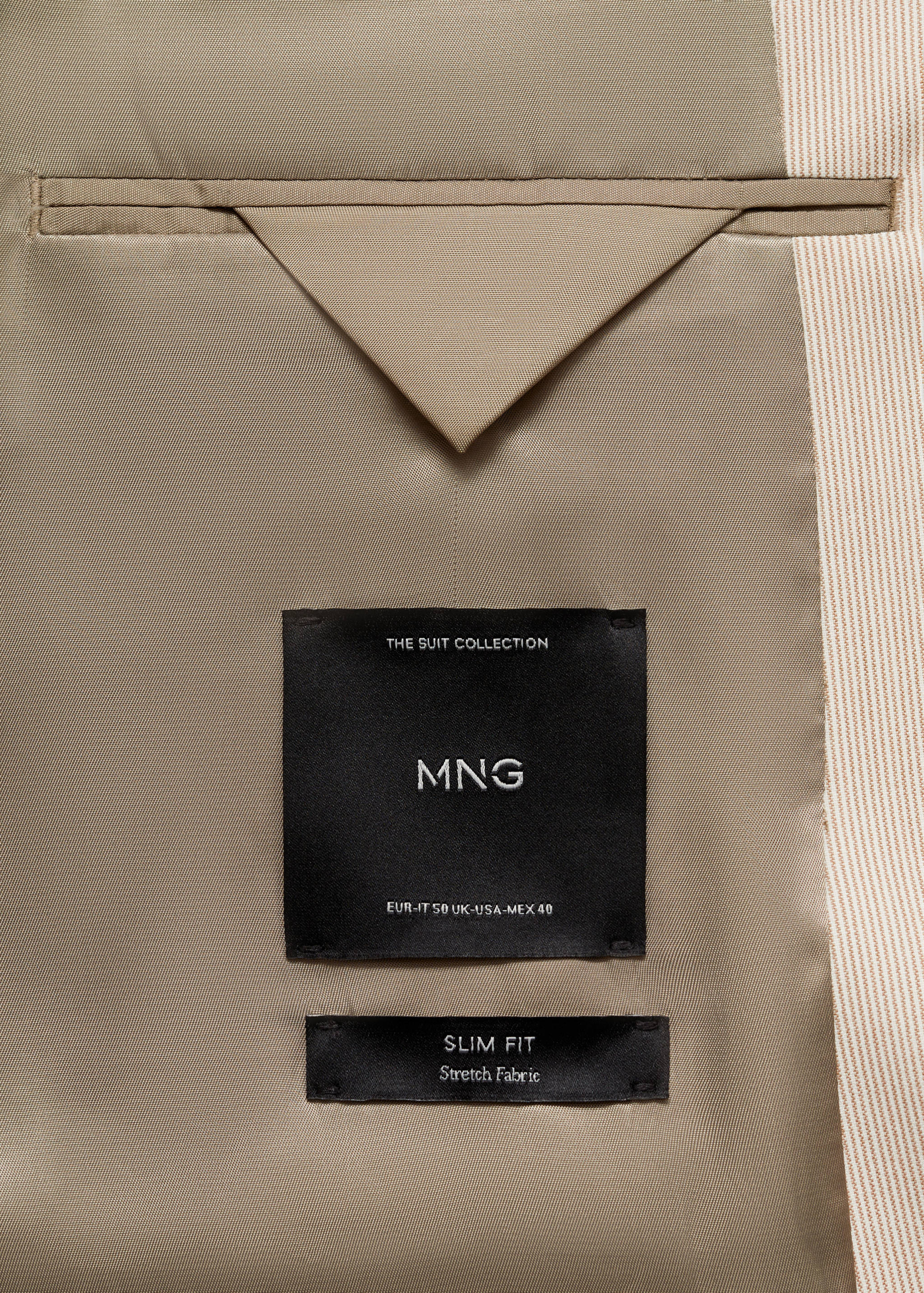 Slim Fit-Anzugjacke aus Comfort-Stretch-Gewebe - Detail des Artikels 0