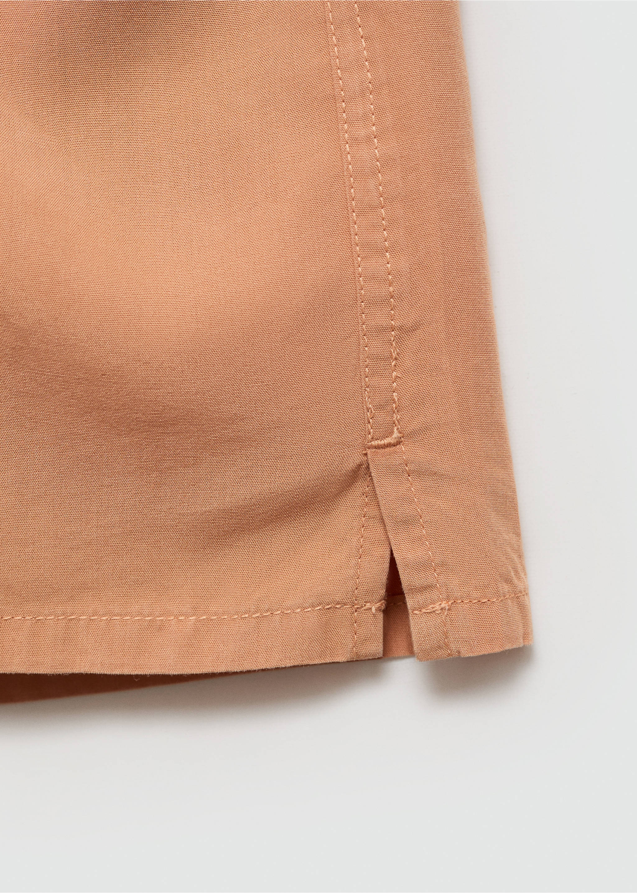 Chemise relaxed-fit 100 % Tencel - Détail de l'article 0, Pêche. Ref: 77020575-00.