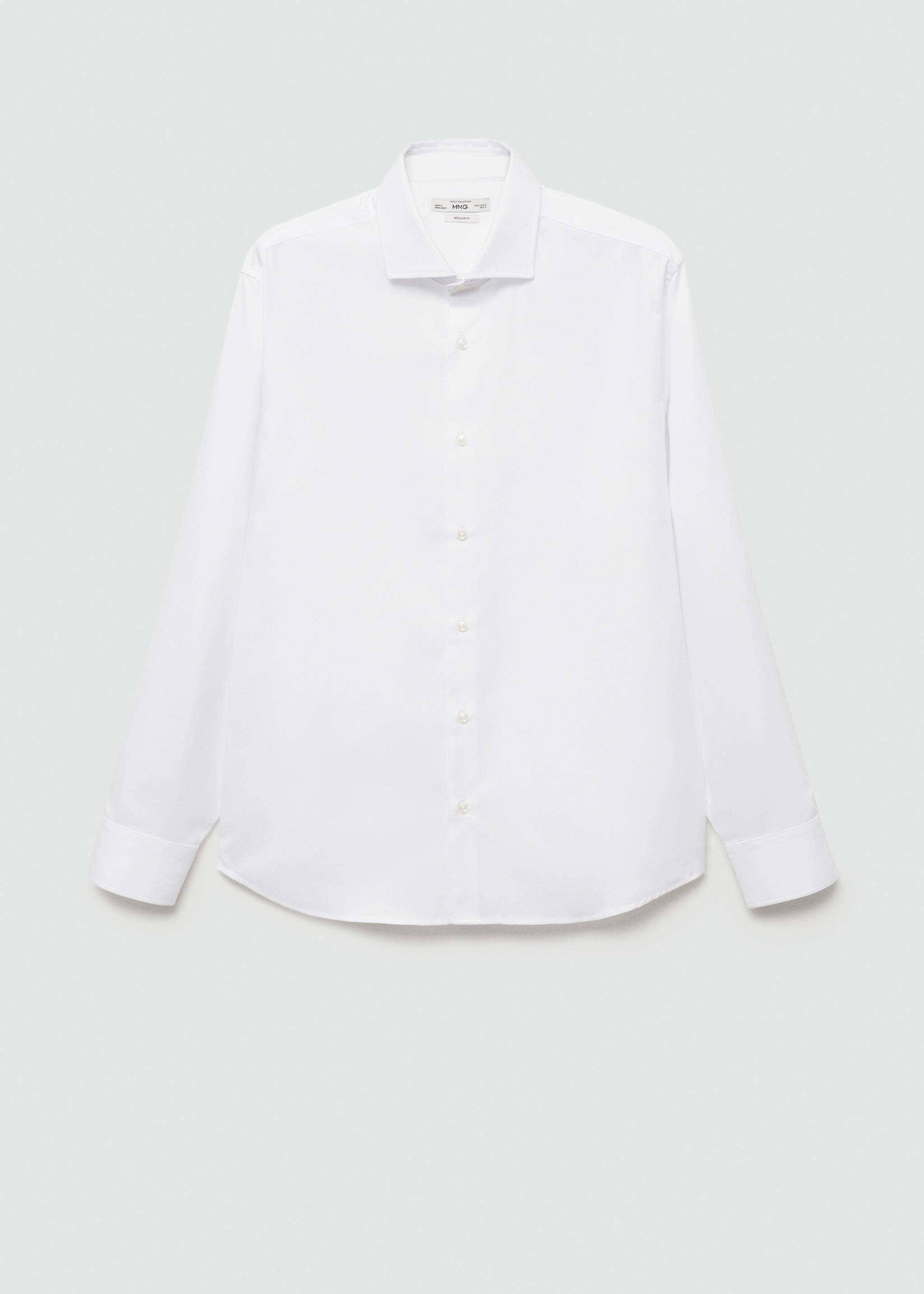 Kostymskjorta regular fit struktur - Artikel utan modell