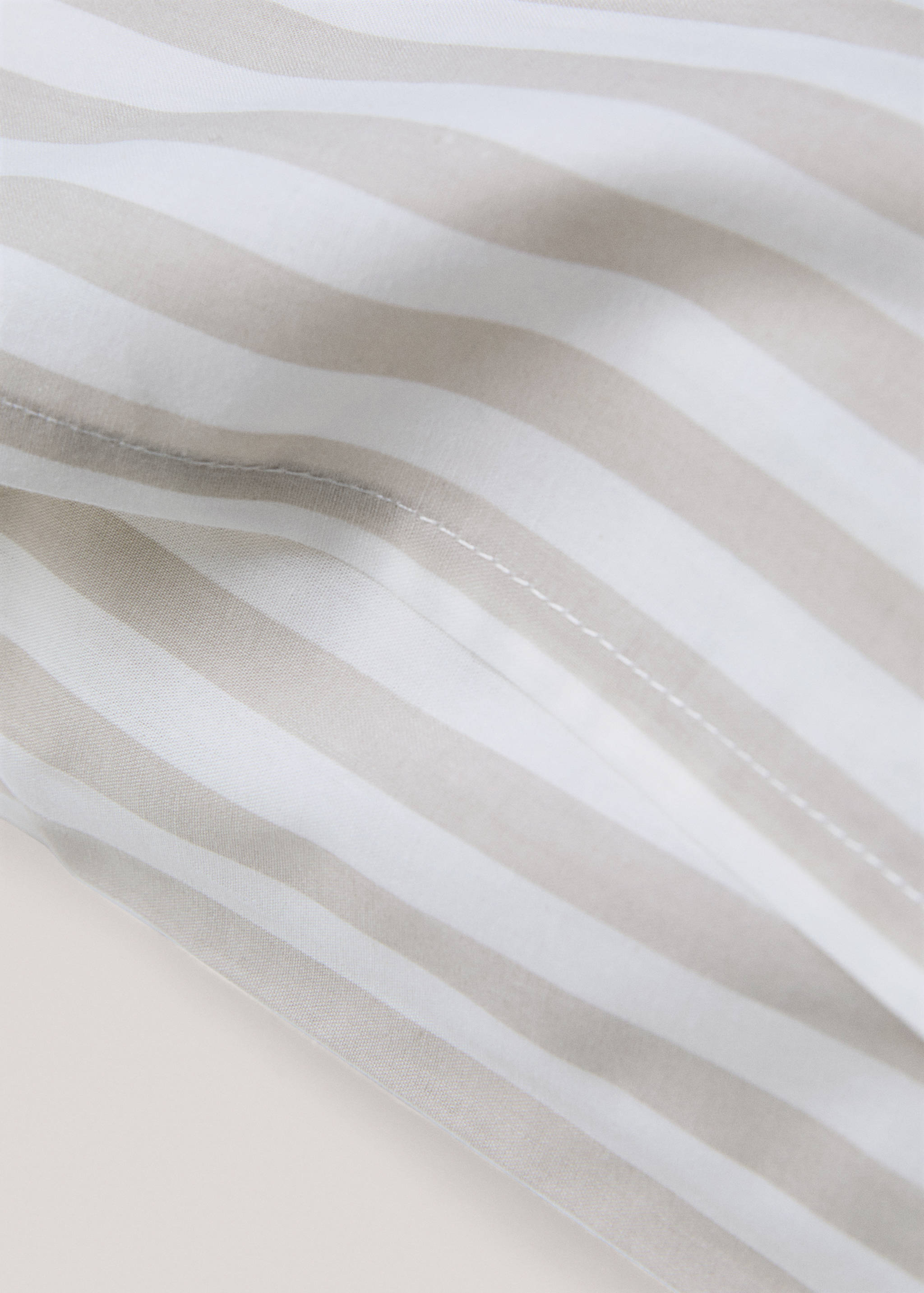 Kopfkissenhülle aus Baumwolle mit Streifen 50 x 75 cm - Detail des Artikels 3