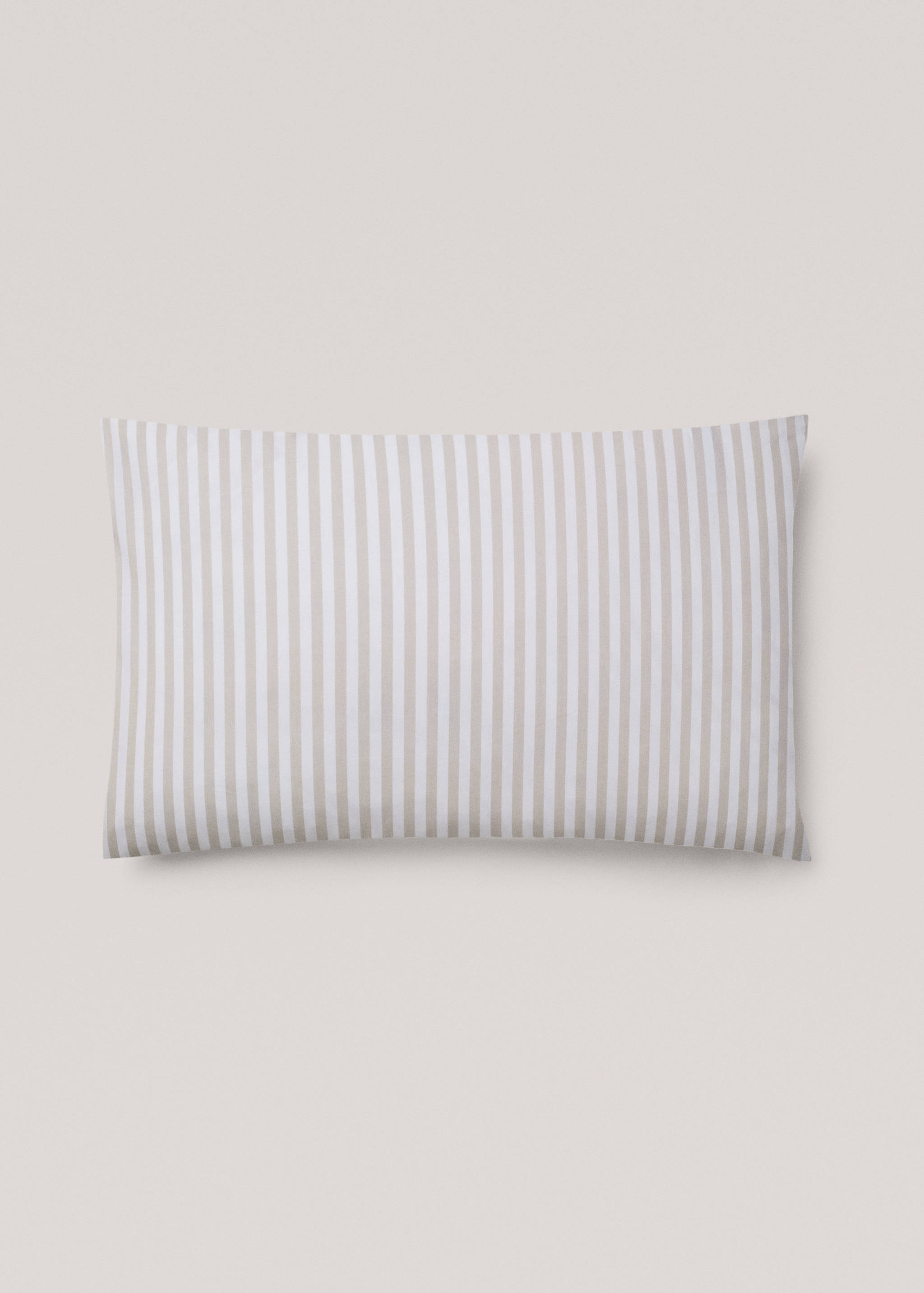 Kopfkissenhülle aus Baumwolle mit Streifen 50 x 75 cm - Artikel ohne Model