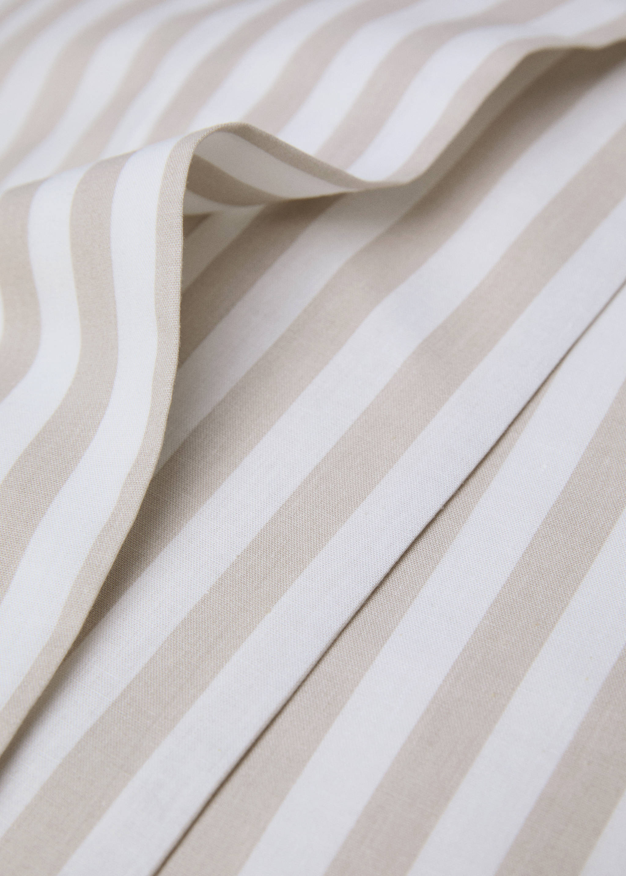 Stripes cotton pillow case 45x110cm - Details of the article 1