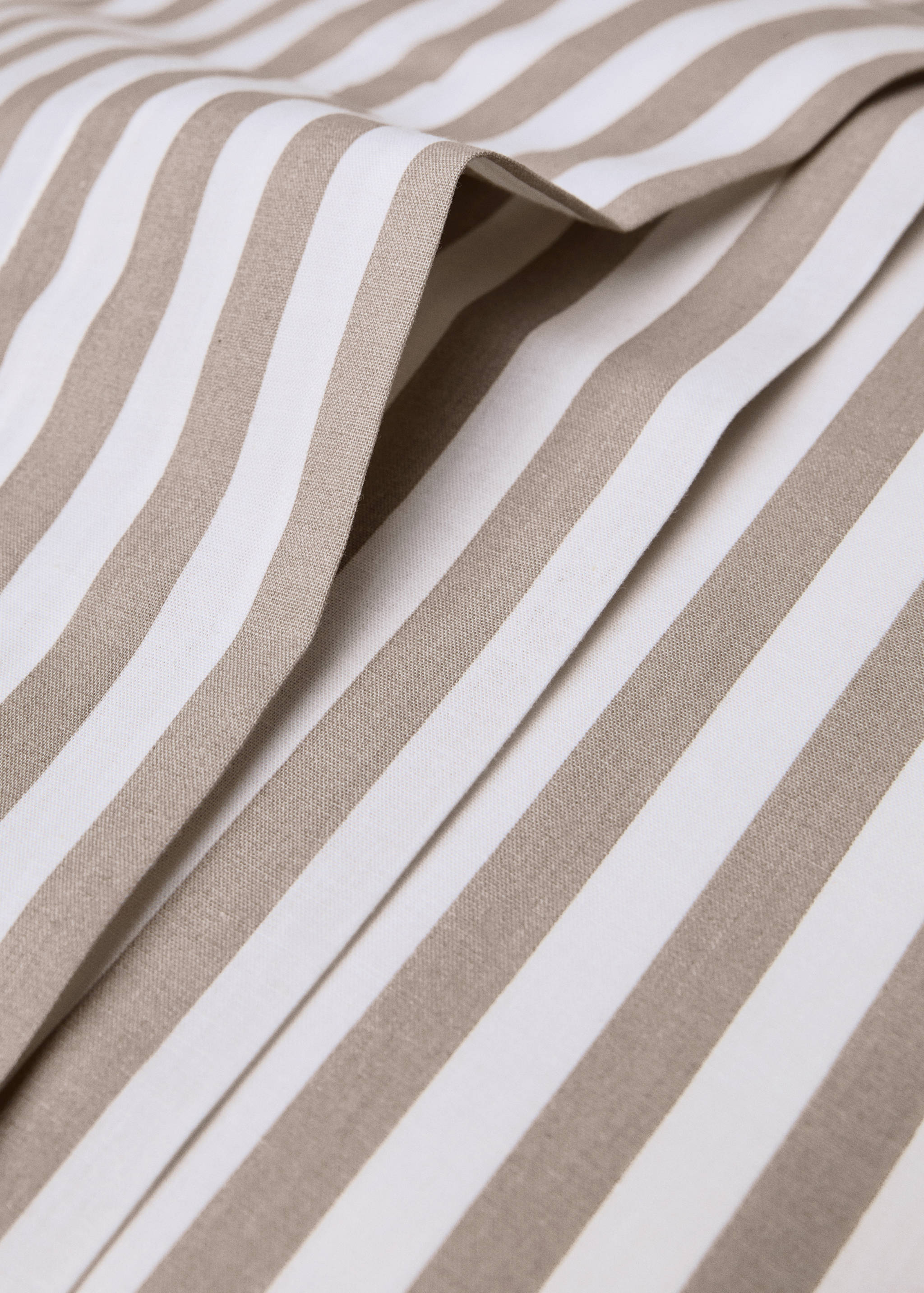 Stripes cotton pillow case 45x110cm - Details of the article 1