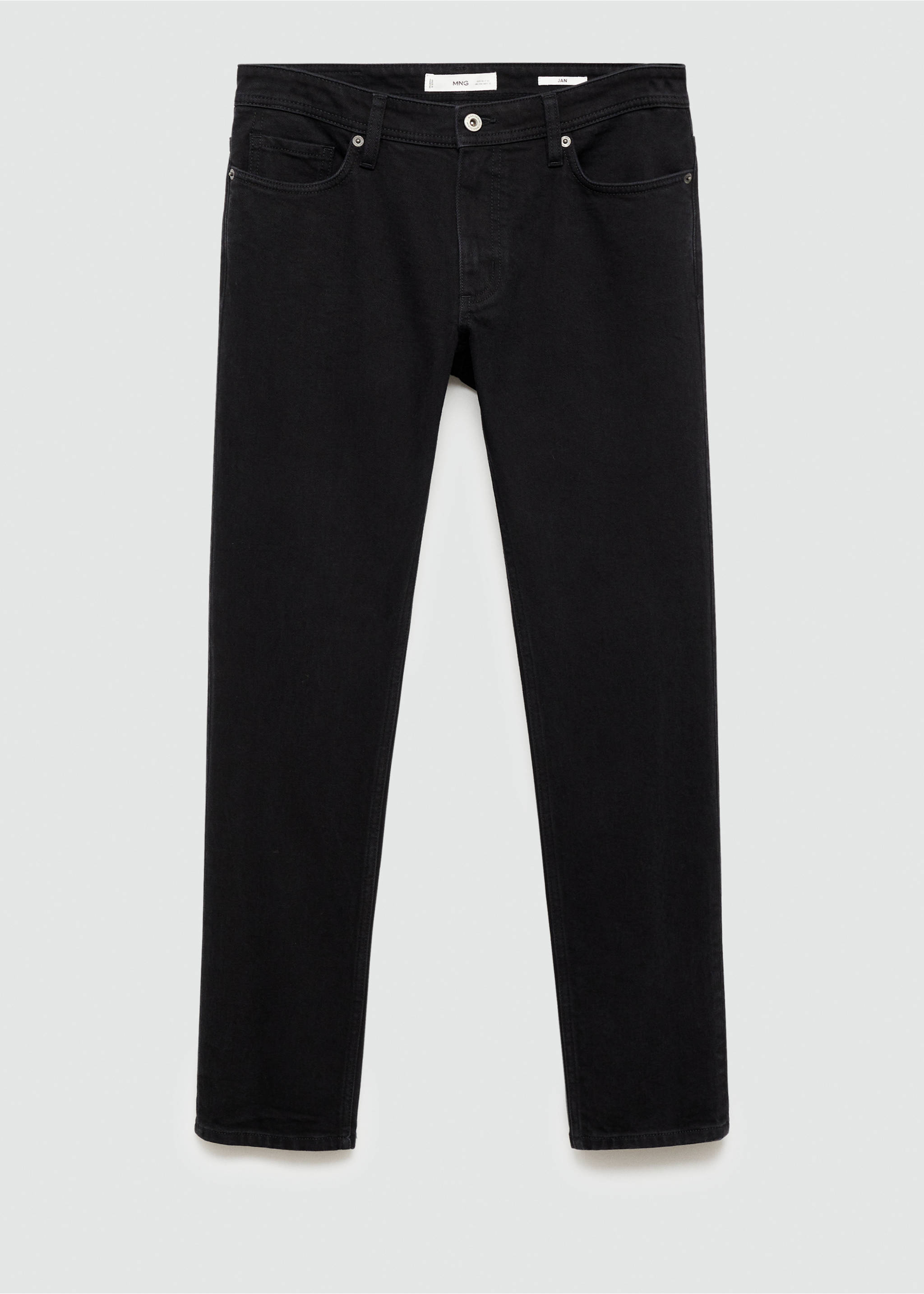 Τζιν Jan slim fit - Προϊόν χωρίς μοντέλο, Black denim. Ref: 77020596-00.