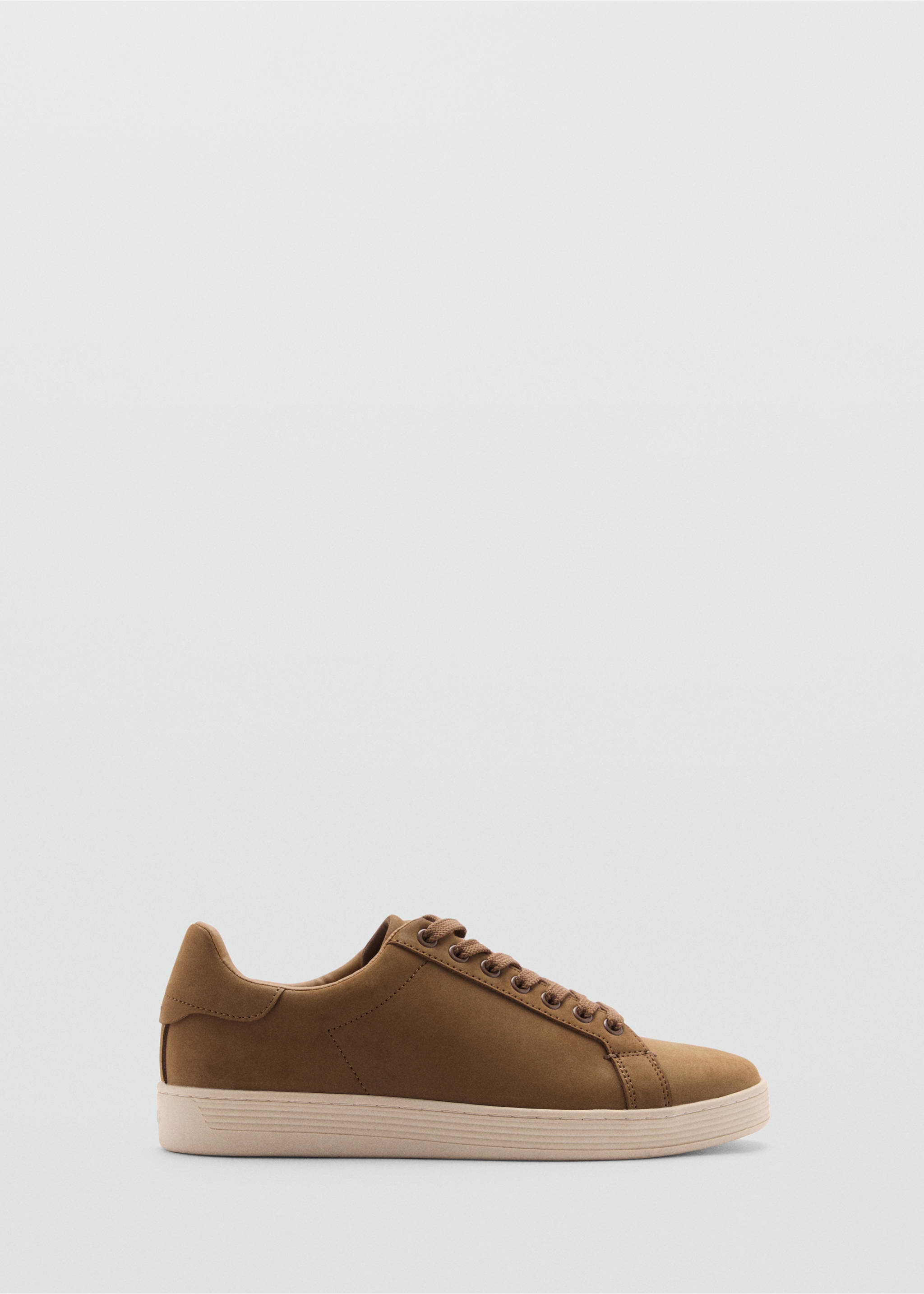 Semišové sportovní boty s tkaničkami - Zboží bez modelu, Hnědá. Ref: 77020597-00.