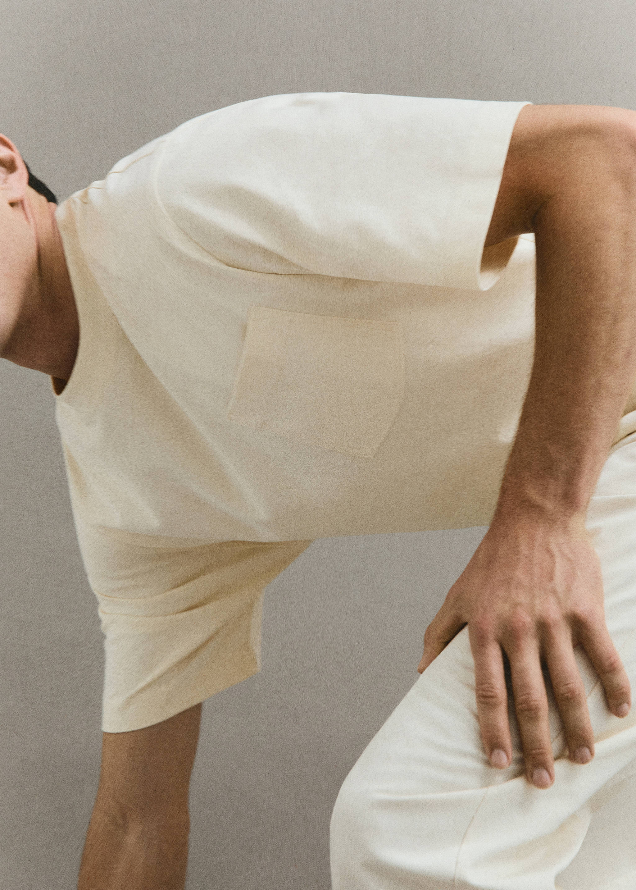 100% cotton t-shirt with pocket - Details of the article 5