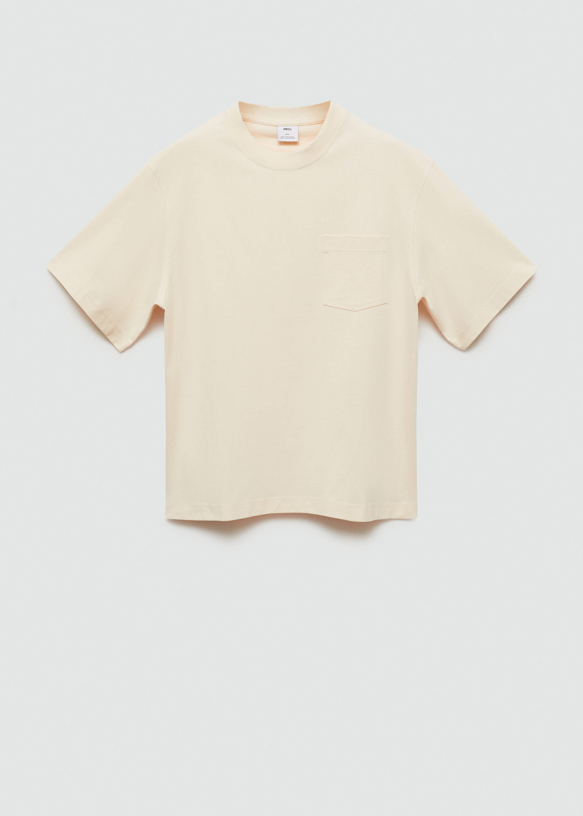 100% cotton t-shirt with pocket - Article without model