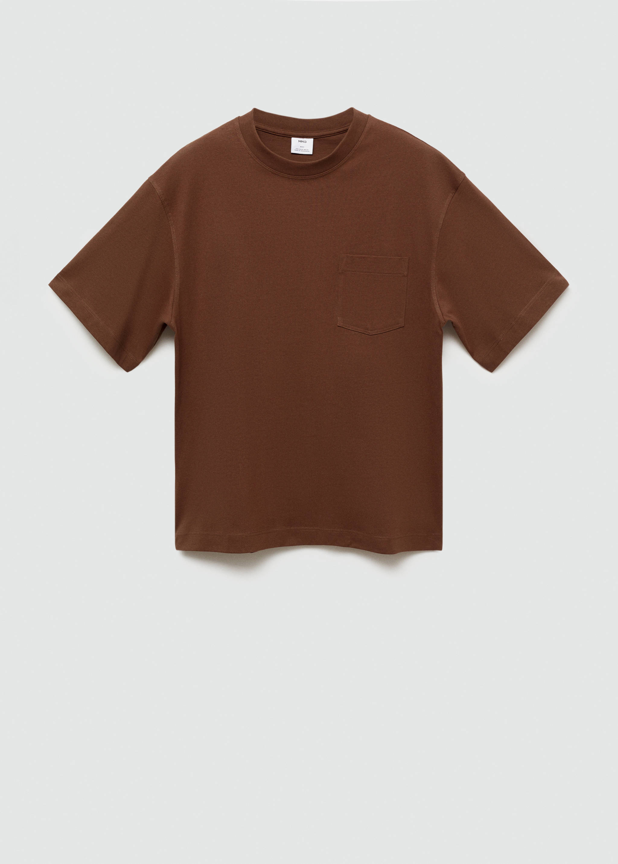 100% cotton t-shirt with pocket - Article without model