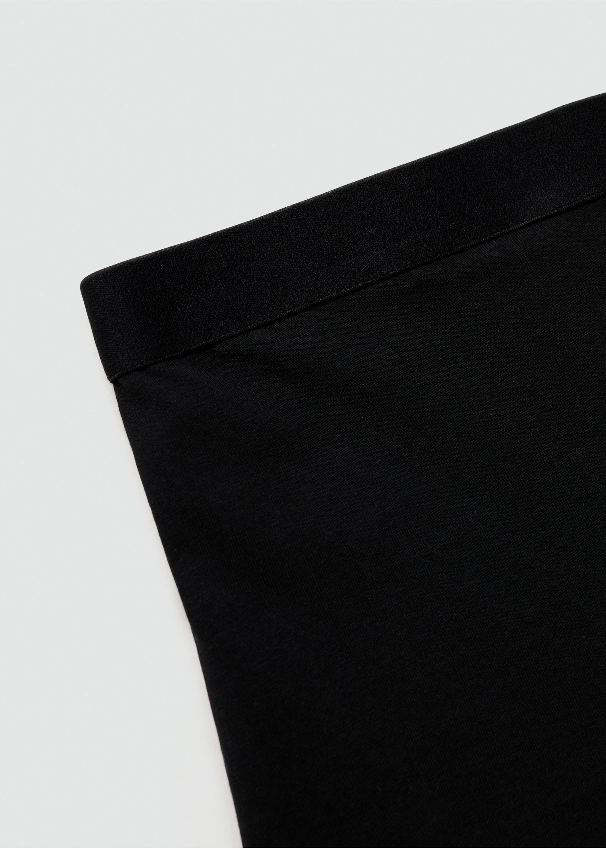 3er-Pack Schwarze Boxershorts aus Baumwolle - Detail des Artikels 0, Schwarz. Ref: 77020615-00.