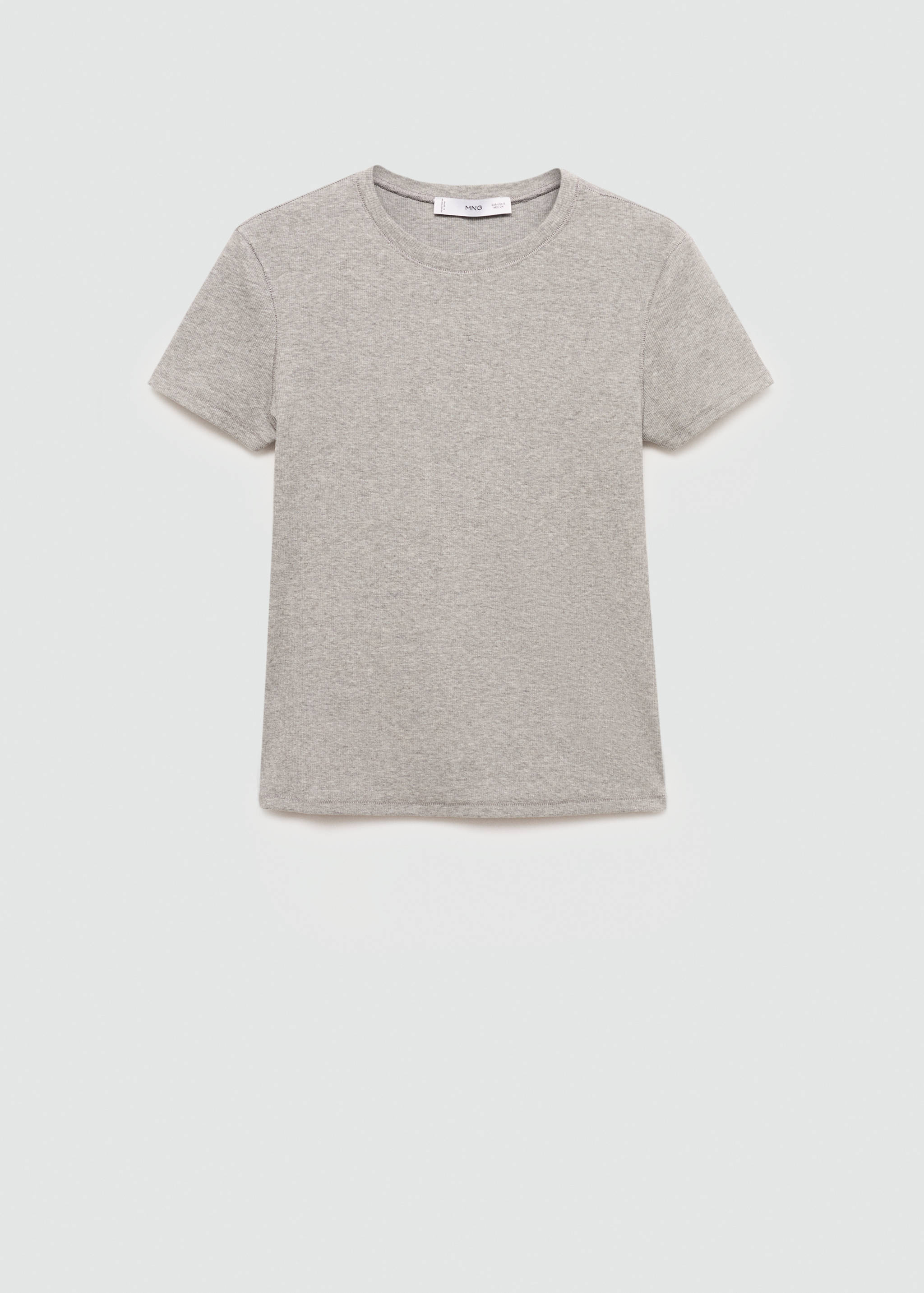 Camiseta manga corta canalé - Artículo sin modelo