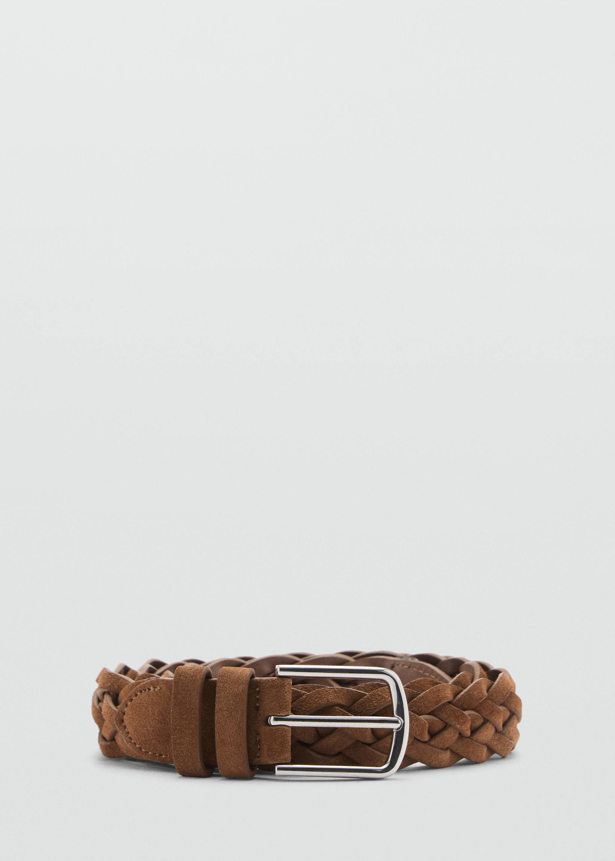 Ceinture cuir suède tressée - Article sans modèle