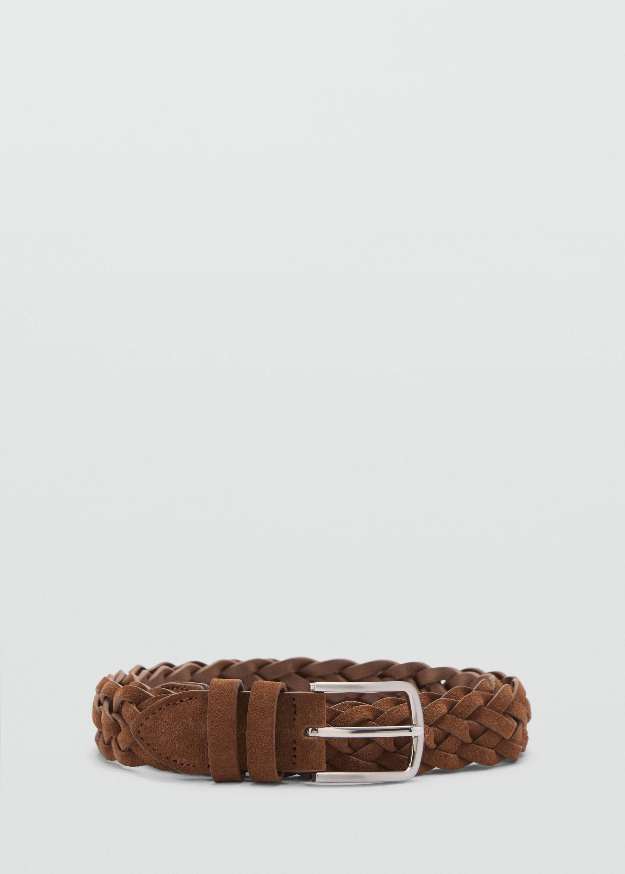 Ceinture cuir suède tressée - Article sans modèle