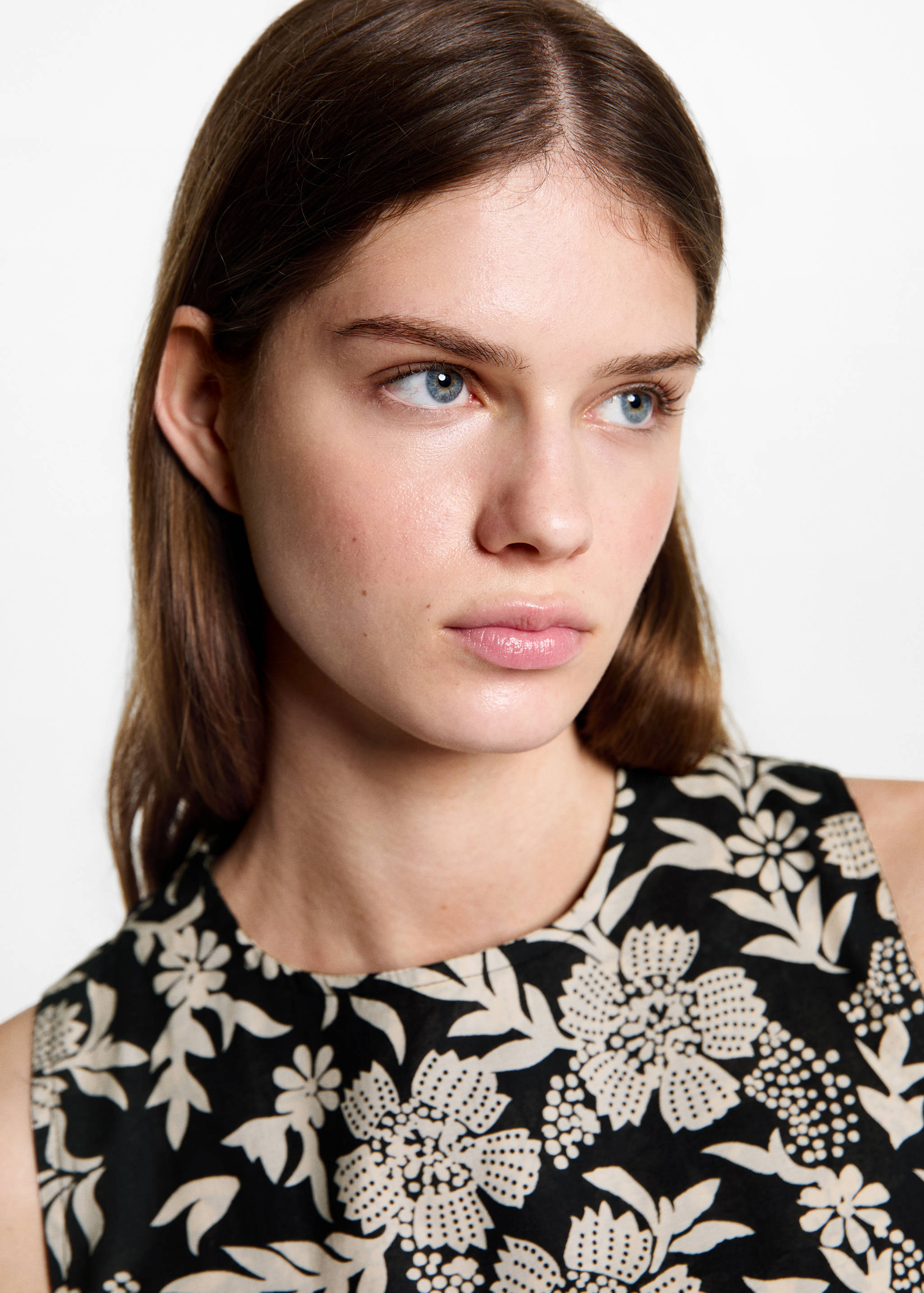 Vestit floral frunzit - Detall de l'article 1