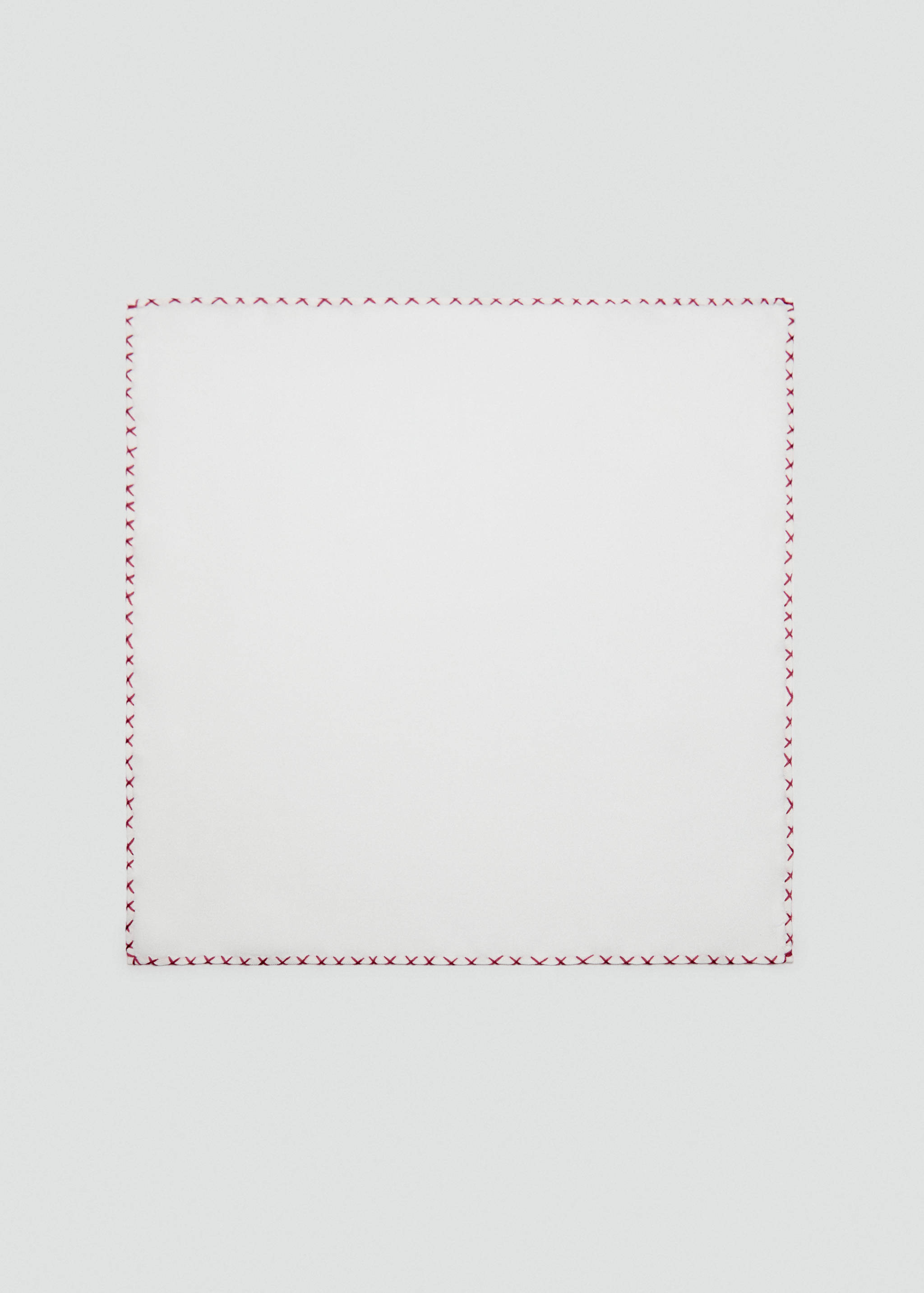 Besticktes Seidentaschentuch - Artikel ohne Model