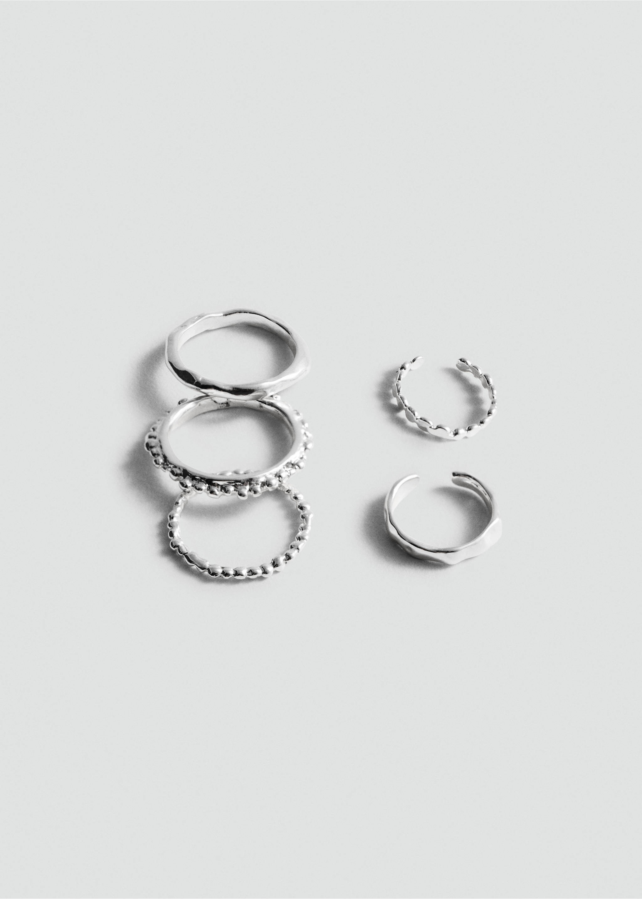 Set of combination rings - Article without model, Silver. Ref: 77020638-00.