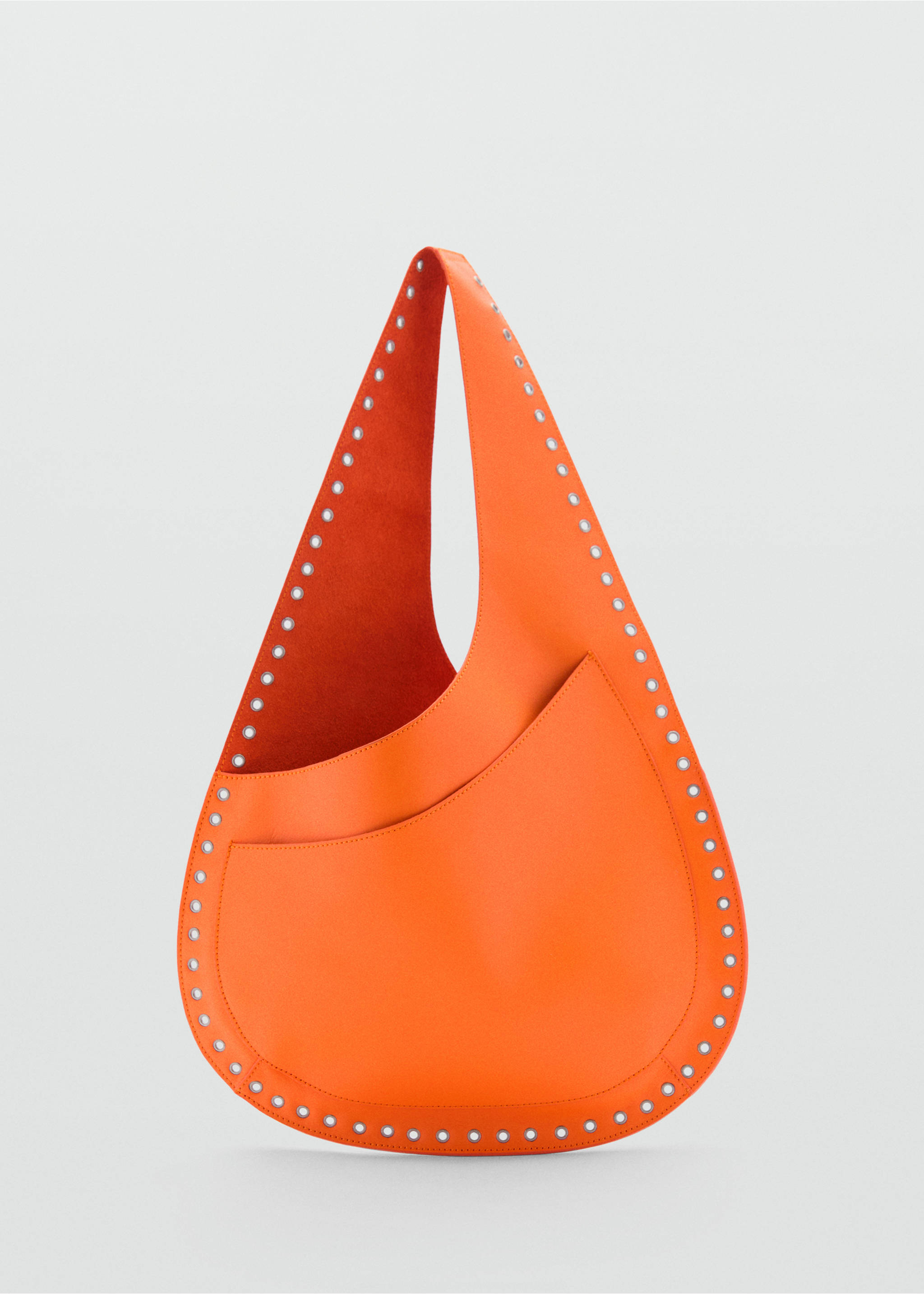 Ledertasche mit Stanzmotiven - Artikel ohne Model, Orange. Ref: 77020640-00.