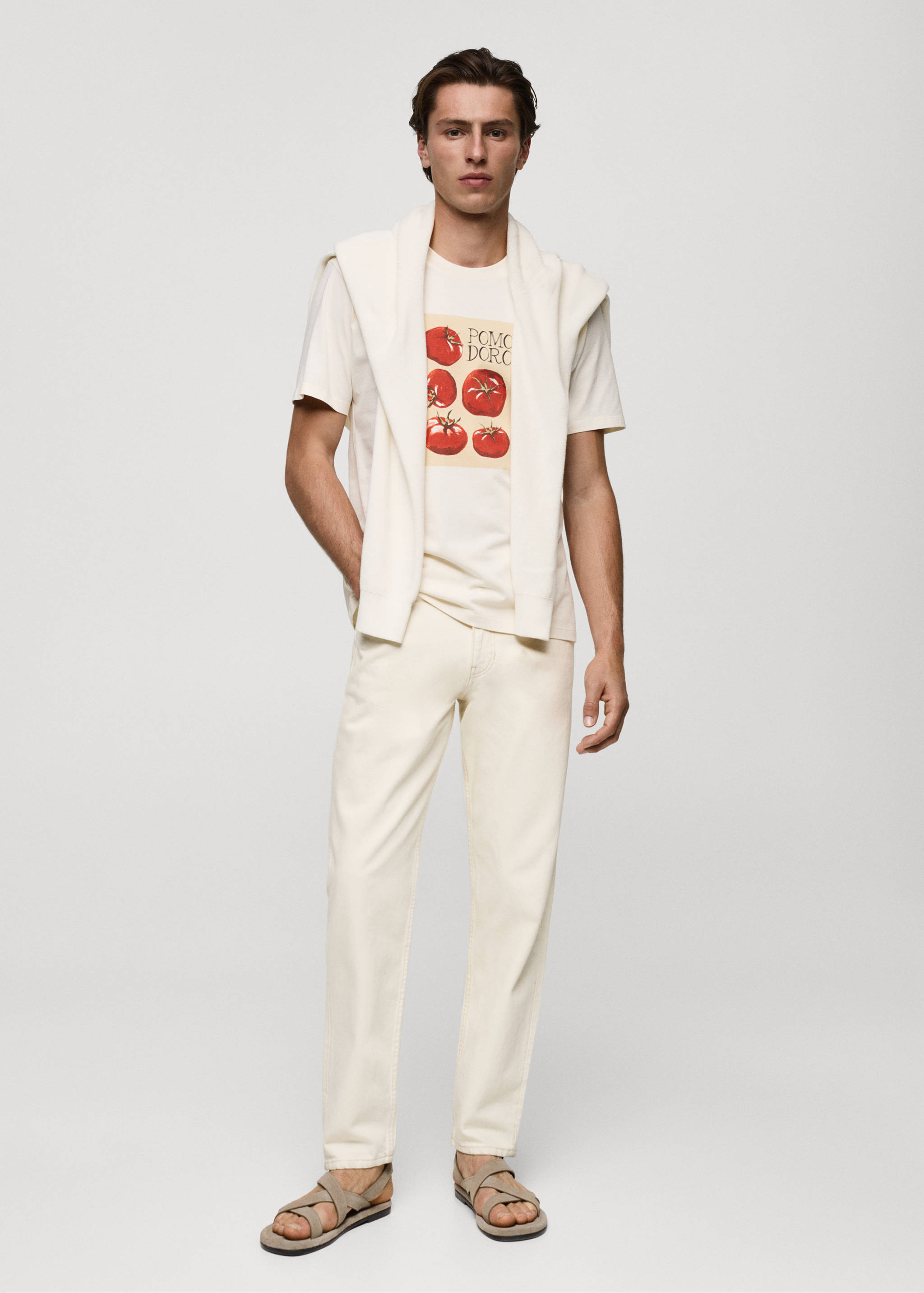 T-shirt regular-fit coton imprimé - Plan général