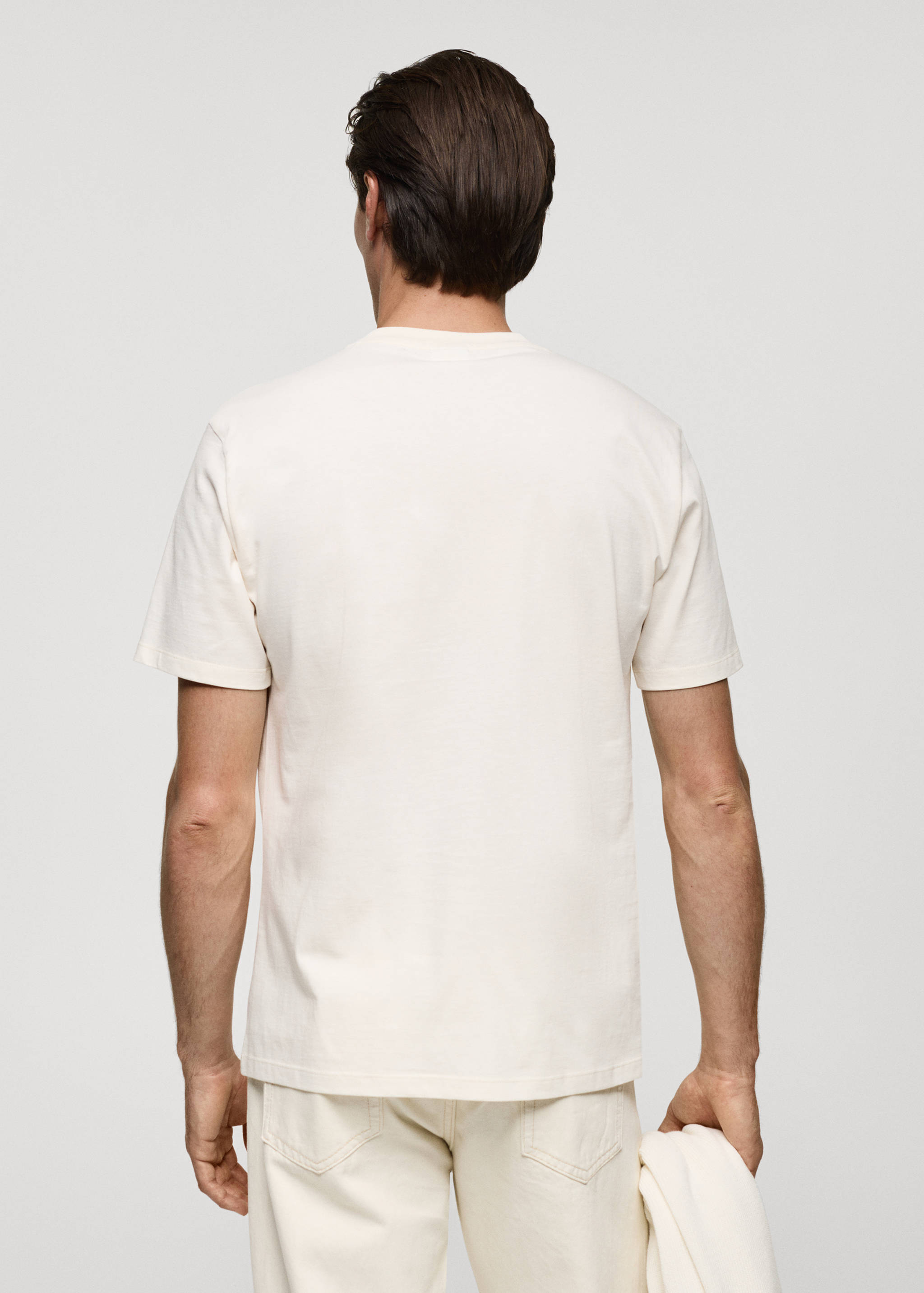 T-shirt regular-fit coton imprimé - Verso de l’article