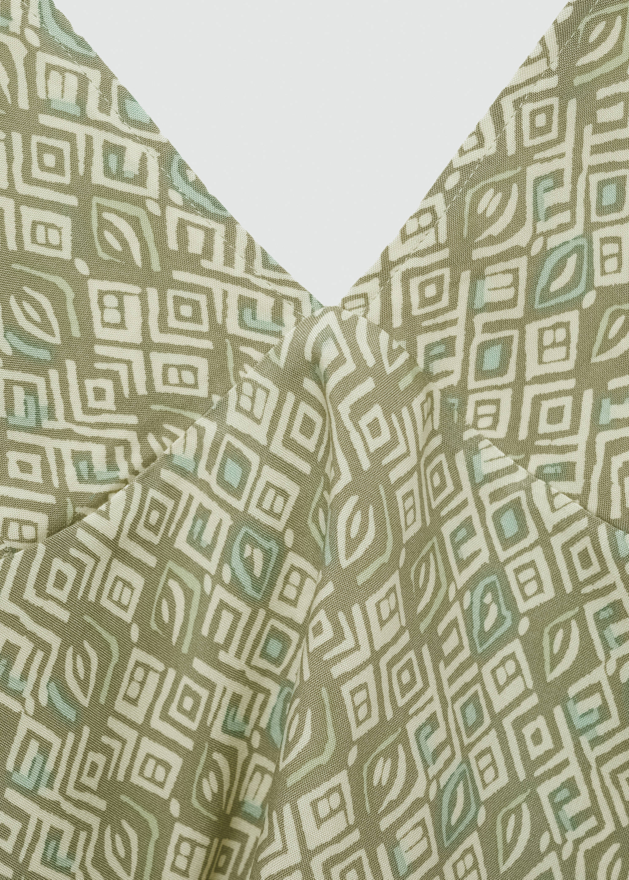 Printed ruffle top - Details of the article 0