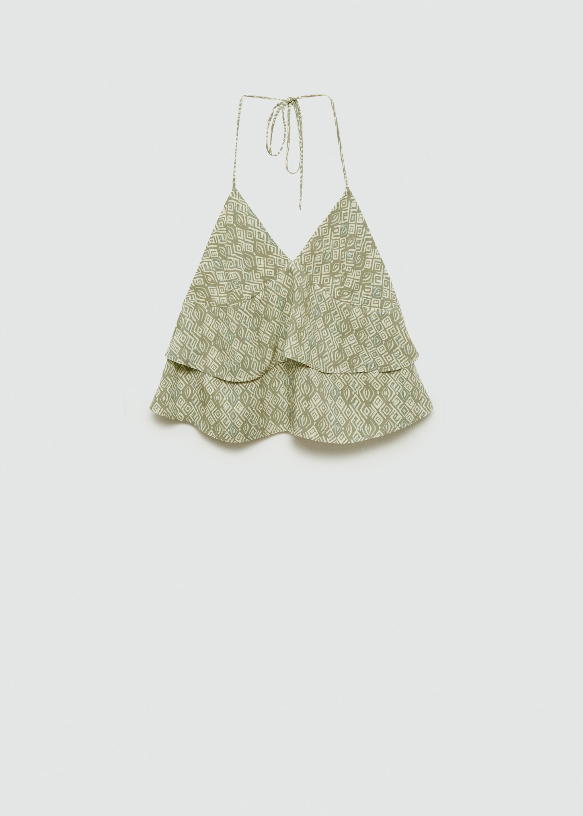 Top estampado volantes - Artículo sin modelo