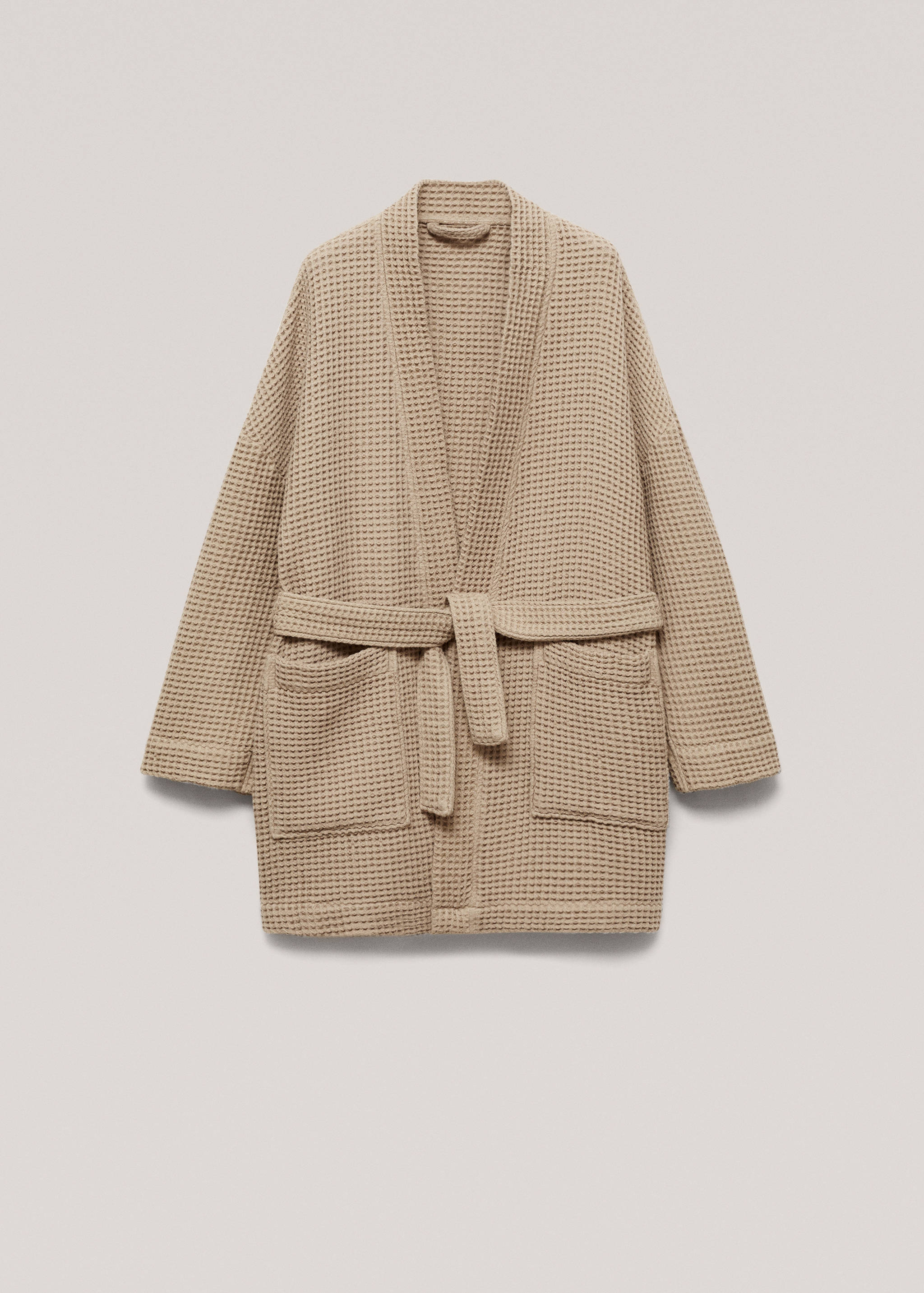 Morgenmantel aus 100 % Baumwolle in Waffel-Optik - Artikel ohne Model