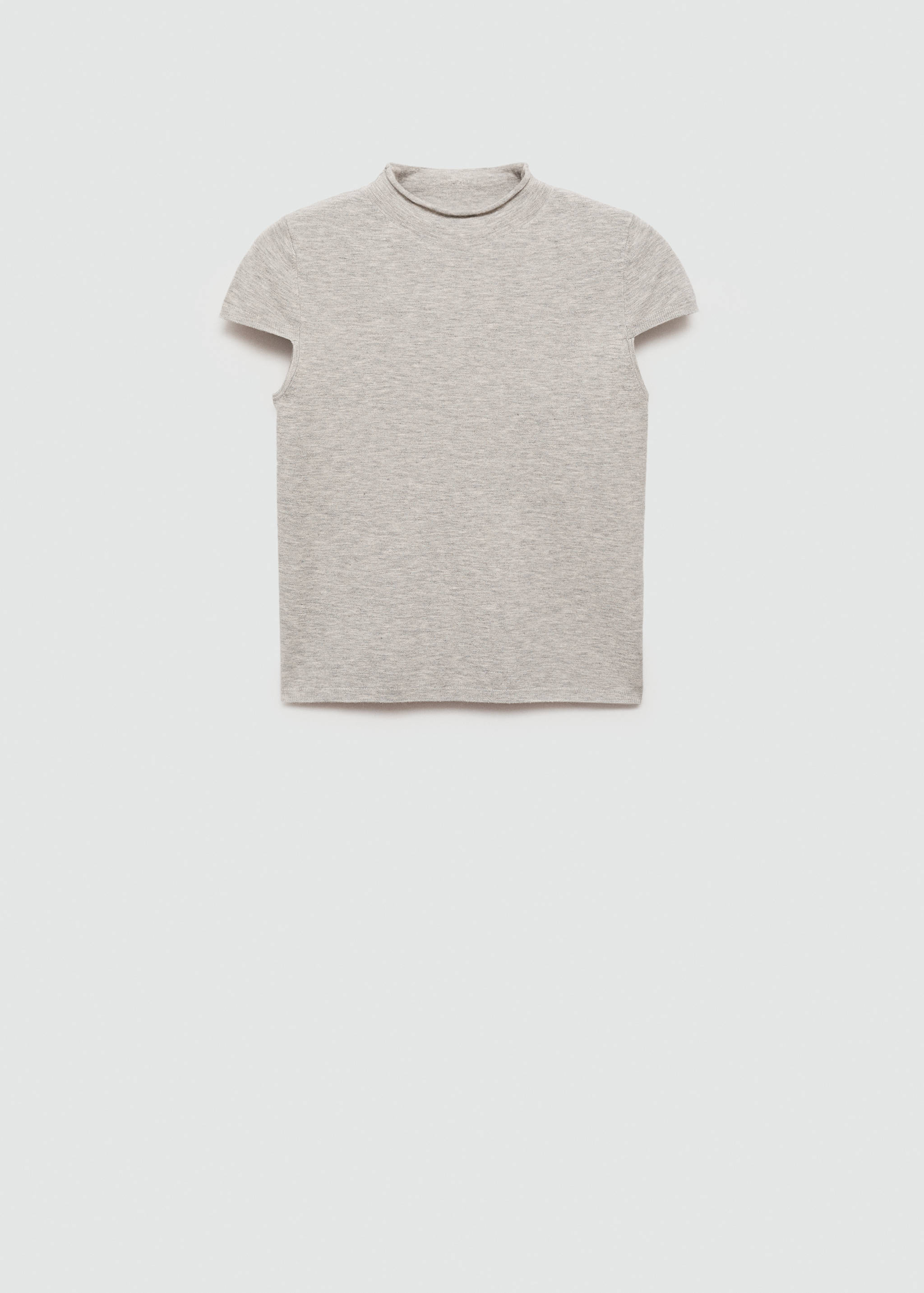 Kurzärmliges Strick-T-Shirt - Artikel ohne Model