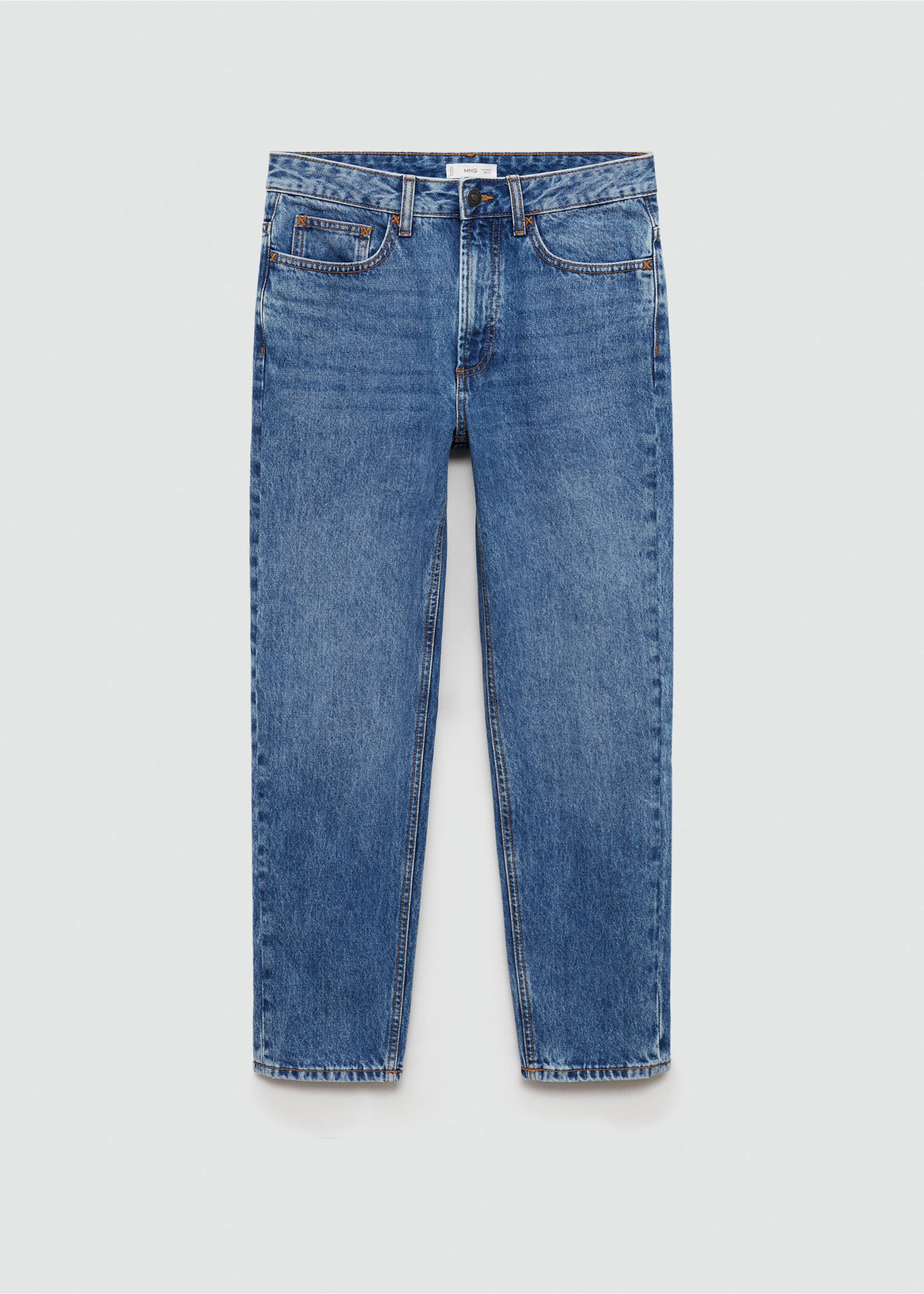 Texans regular fit - Article sense model, Blau mitjà. Ref: 77021509-00.