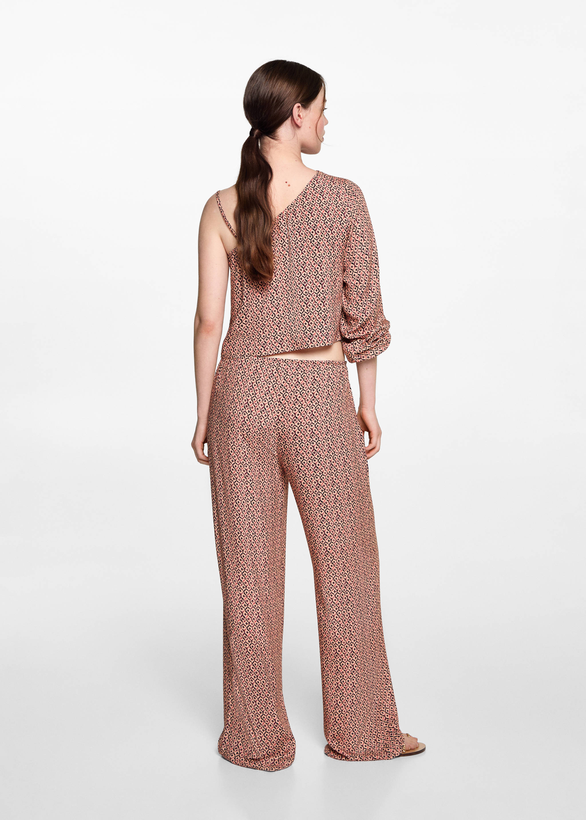 Pantalon fluide imprimé - Verso de l’article