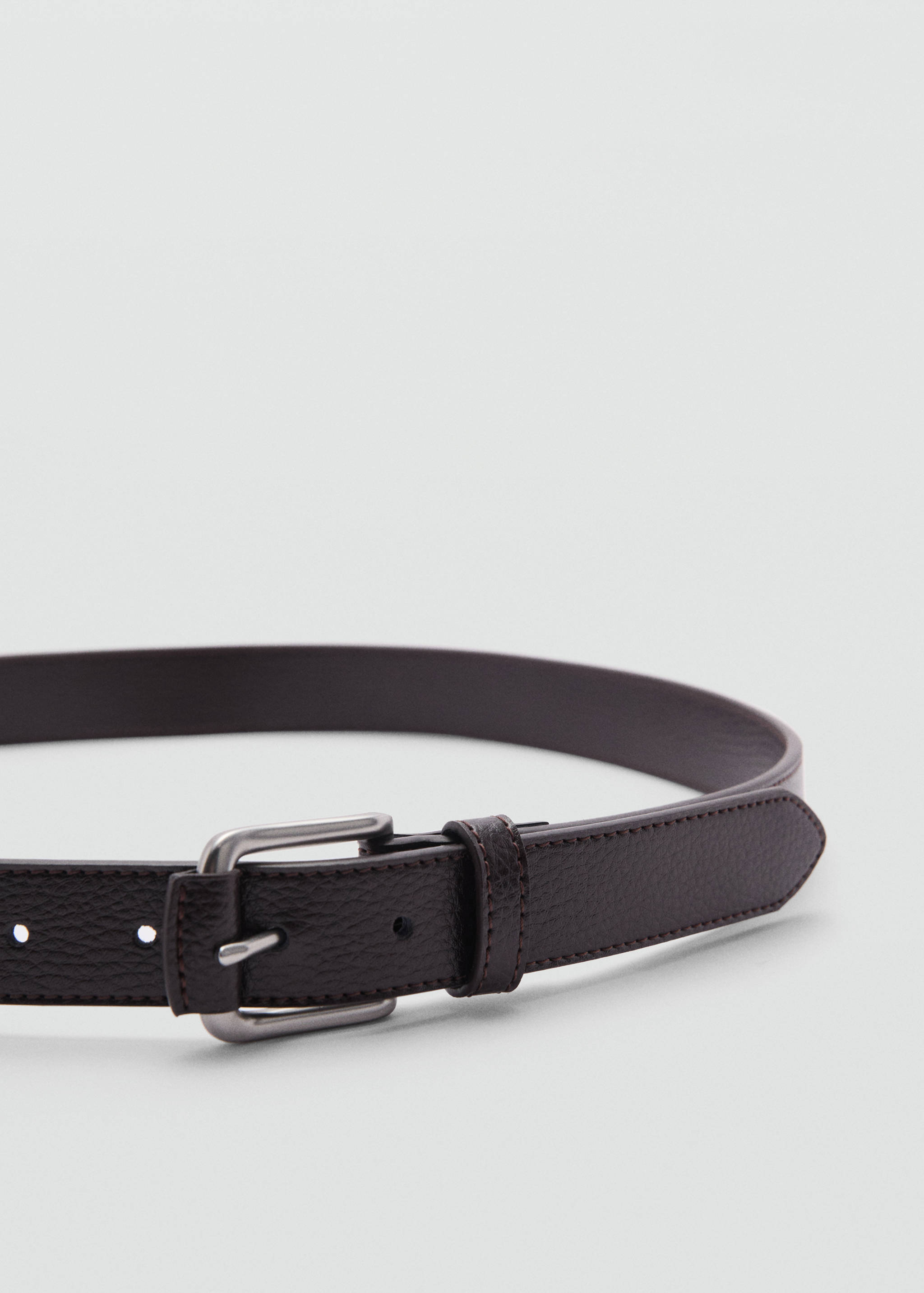 Ceinture 100 % cuir grainé - Plan moyen