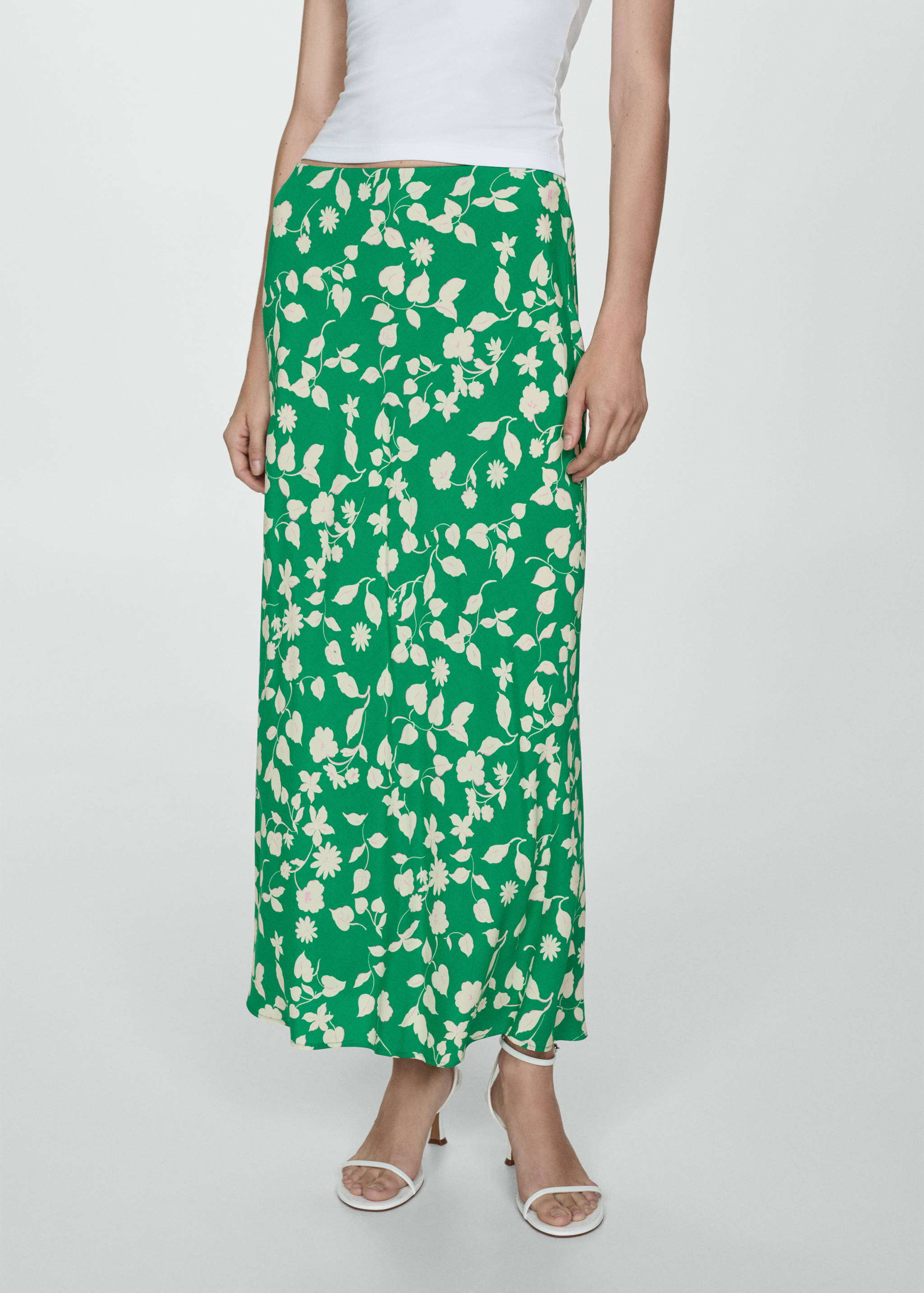 Printed long skirt - Medium plane