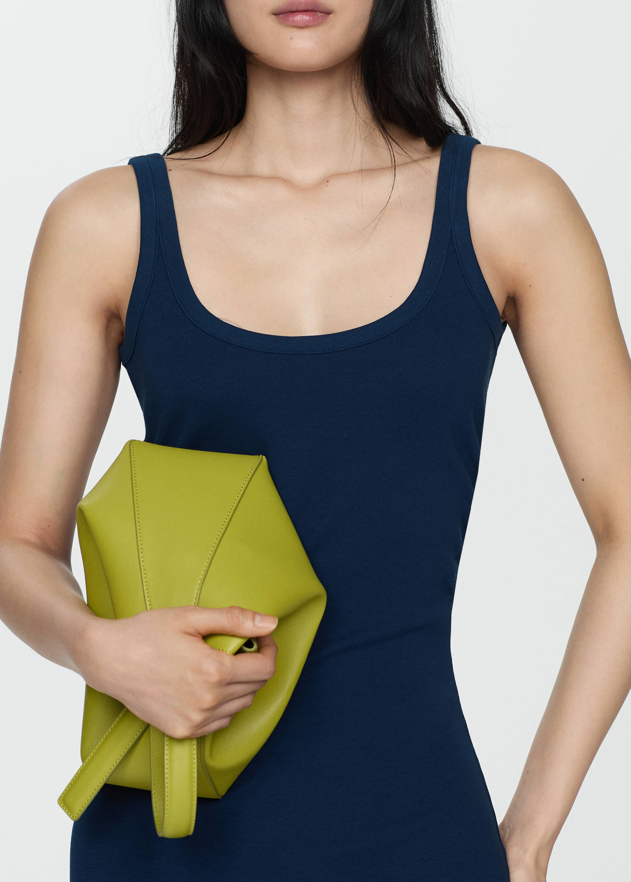 Midi-dress with straps - Details of the article 1