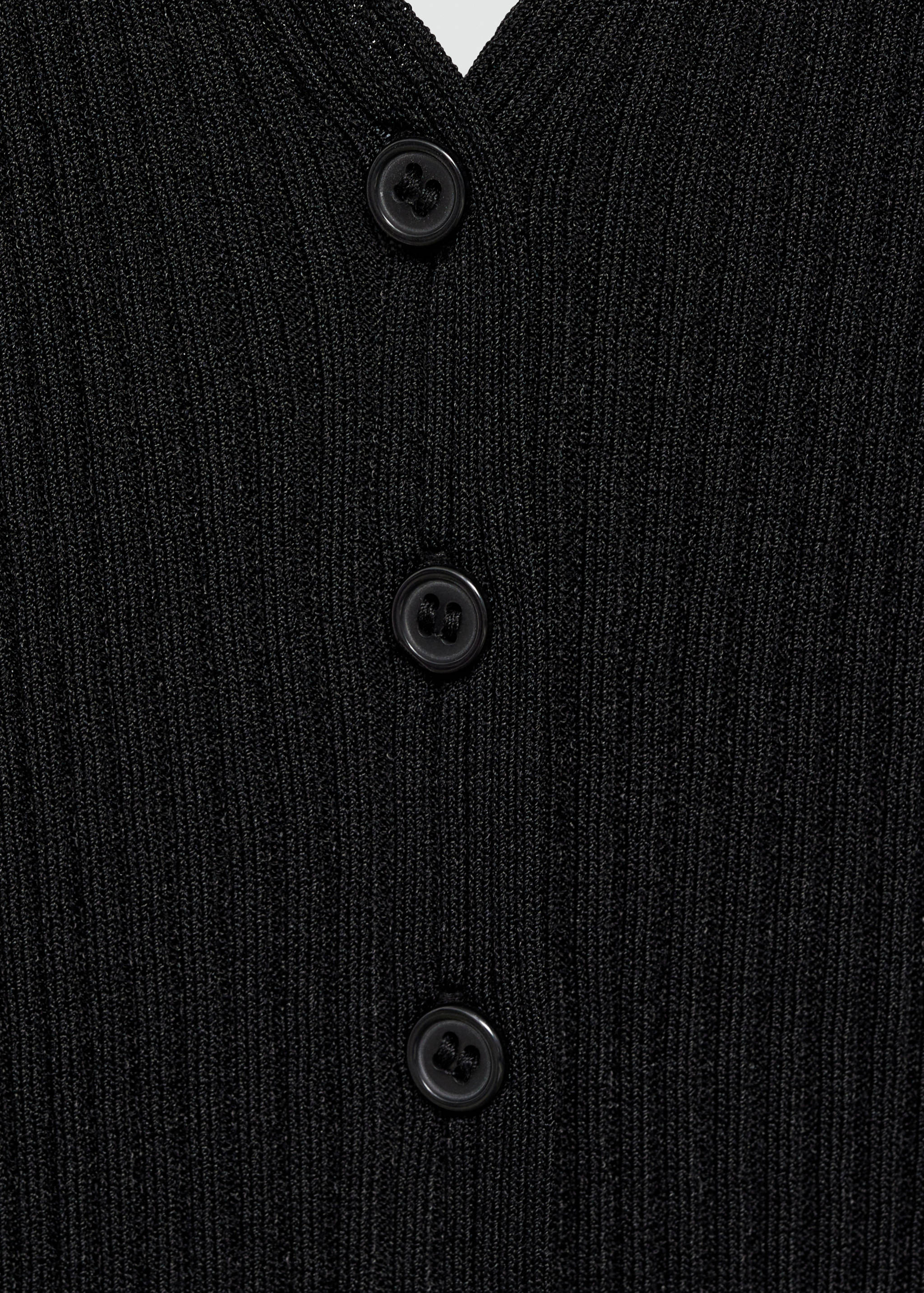Buttoned knit top - Details of the article 8